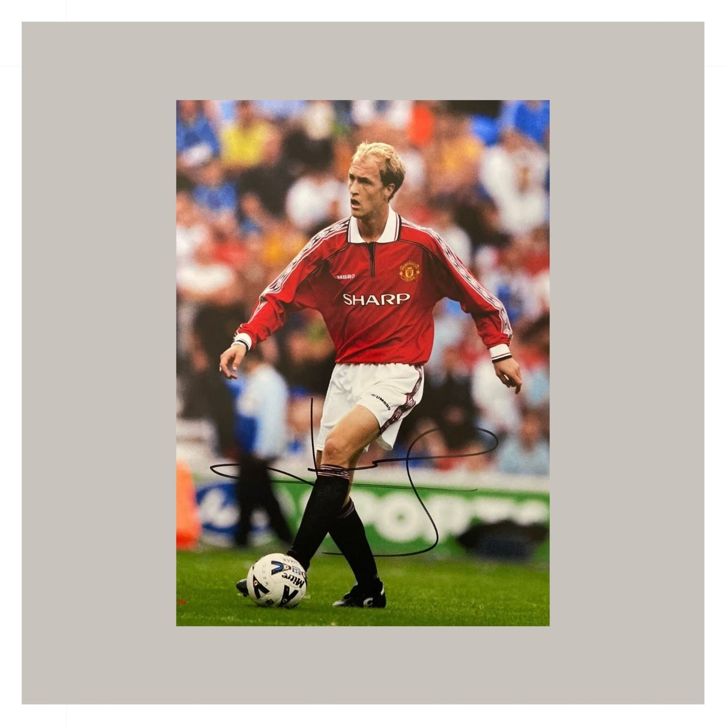 JORDI CRUYFF HAND SIGNED A4 PHOTO