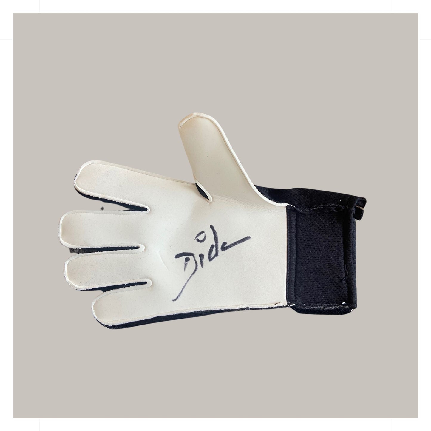 HAND SIGNED DIDA GLOVE AC MILAN