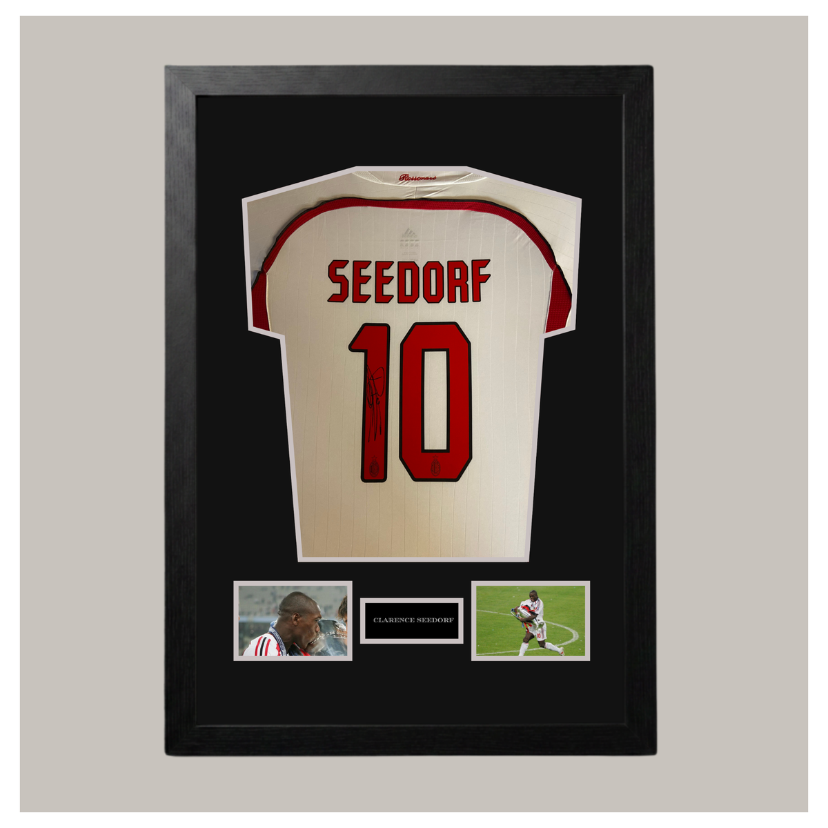 SEEDORF SIGNED AND FRAMED SHIRT