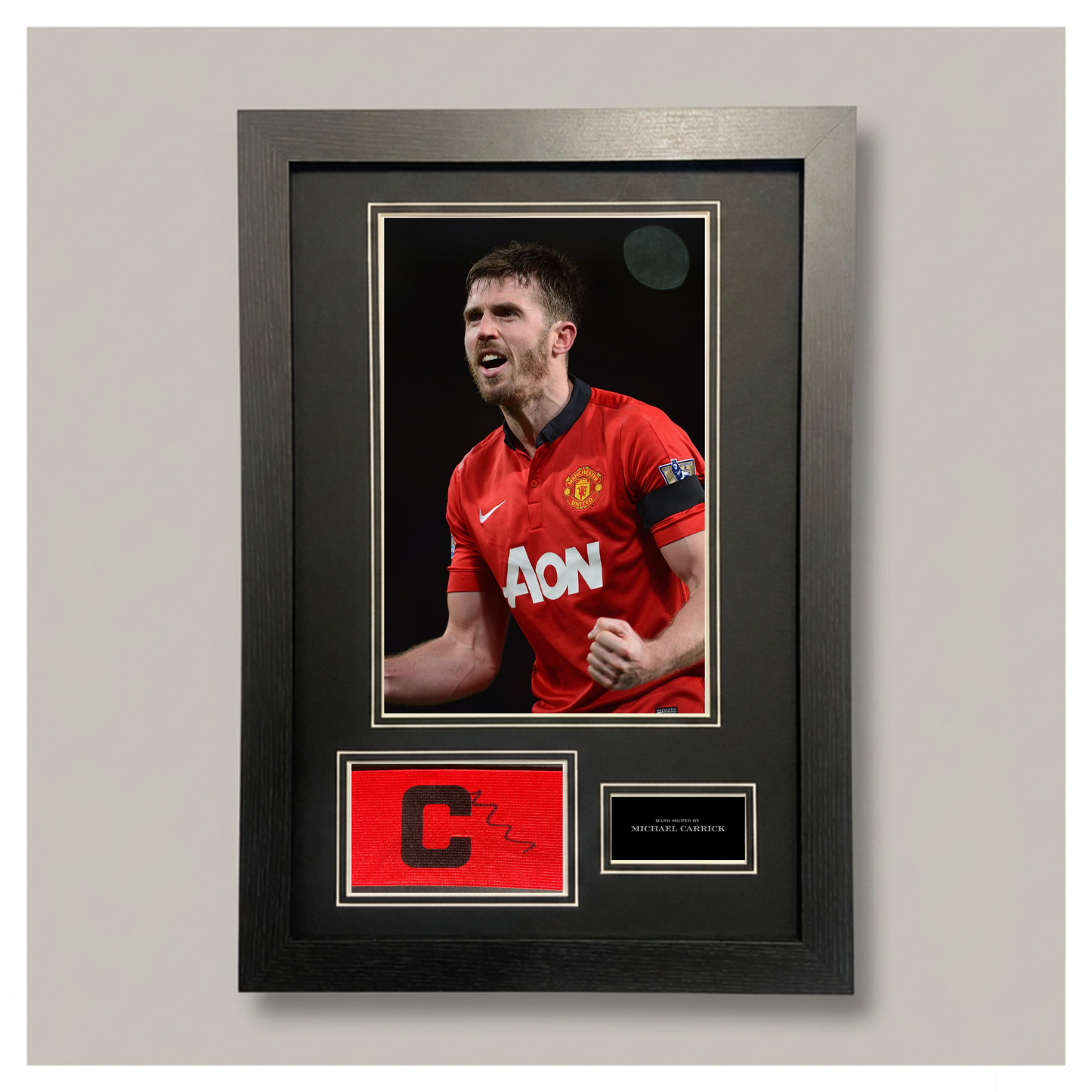 MICHEAL CARRICK CAPATINS ARMBAND MOUNTED DISPLAY