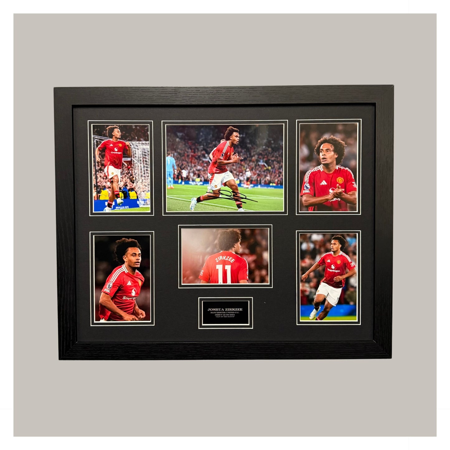 JOSHUA ZIRKZEE SIGNED 8X6 PHOTO MOUNTED DISPLAY