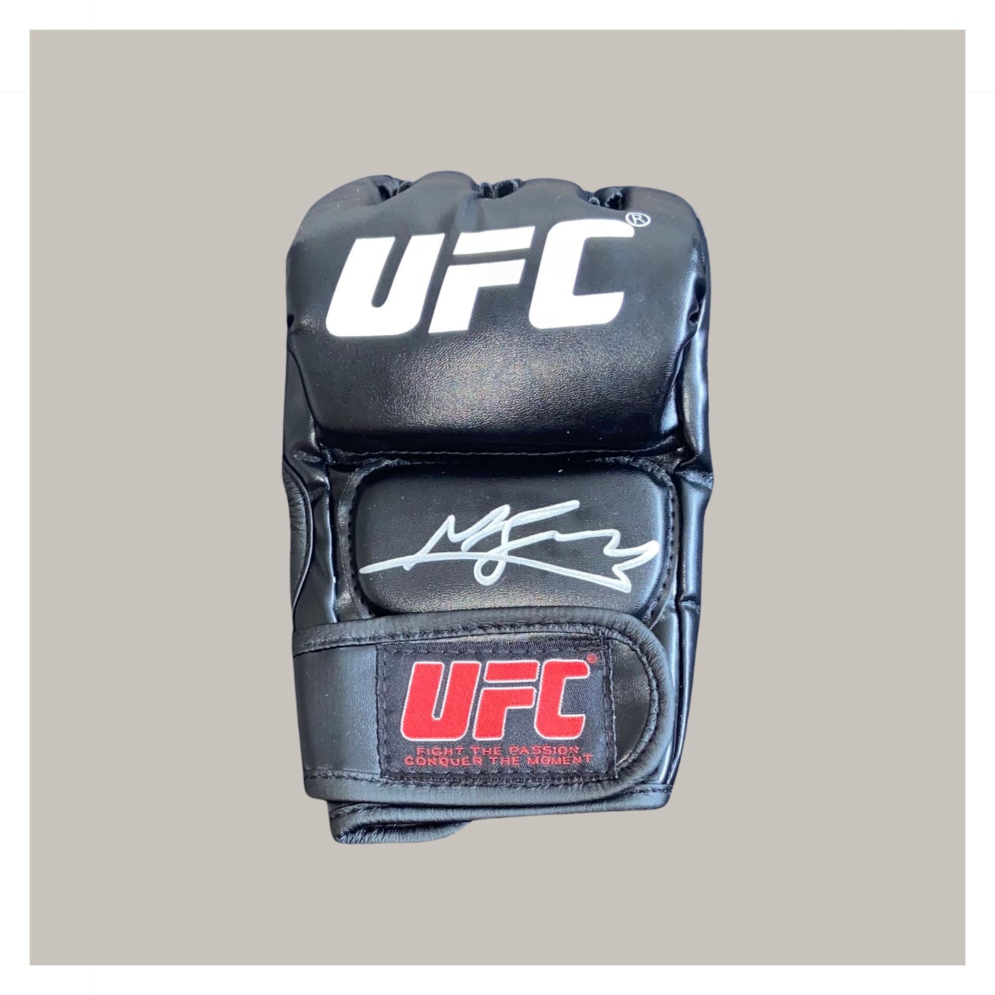 HAND SIGNED UFC GLOVE BY MICHAEL BISPING