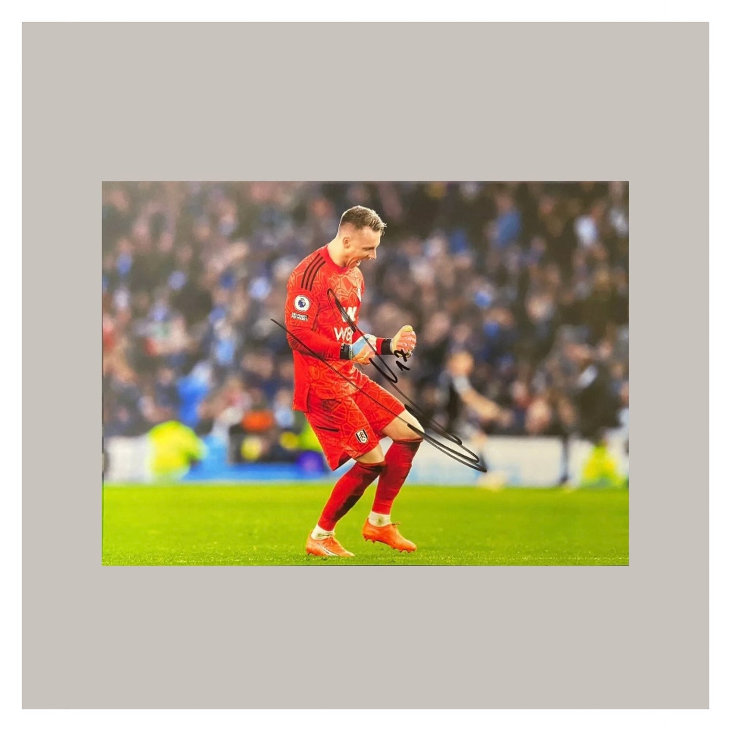 BERND LENO HAND SIGNED A4 PHOTO