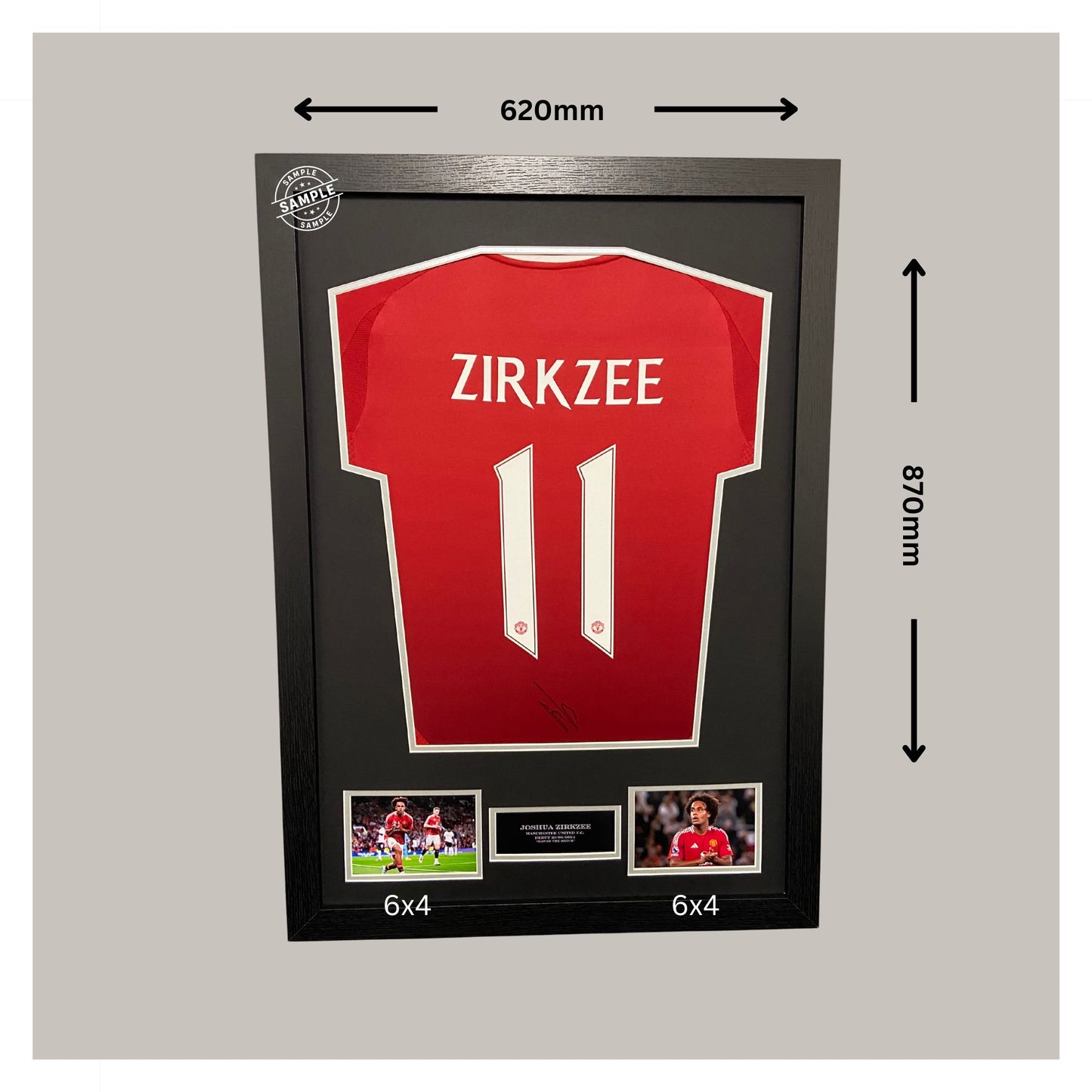DOUBLE MOUNTED SHIRT FRAMING
