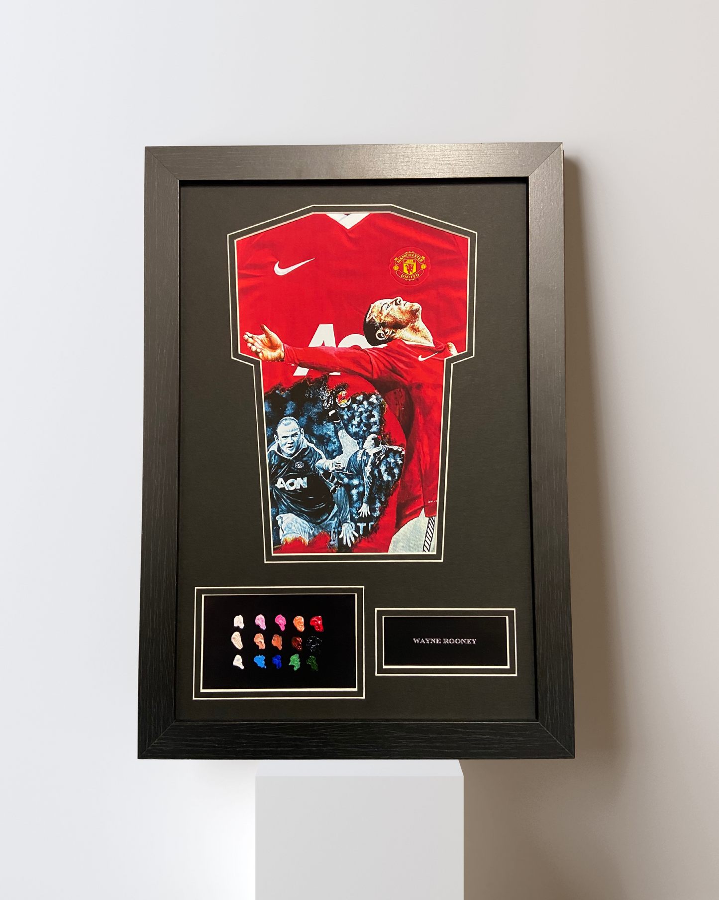 ROONEY HAND-PAINTED MINI SHIRT DISPLAY