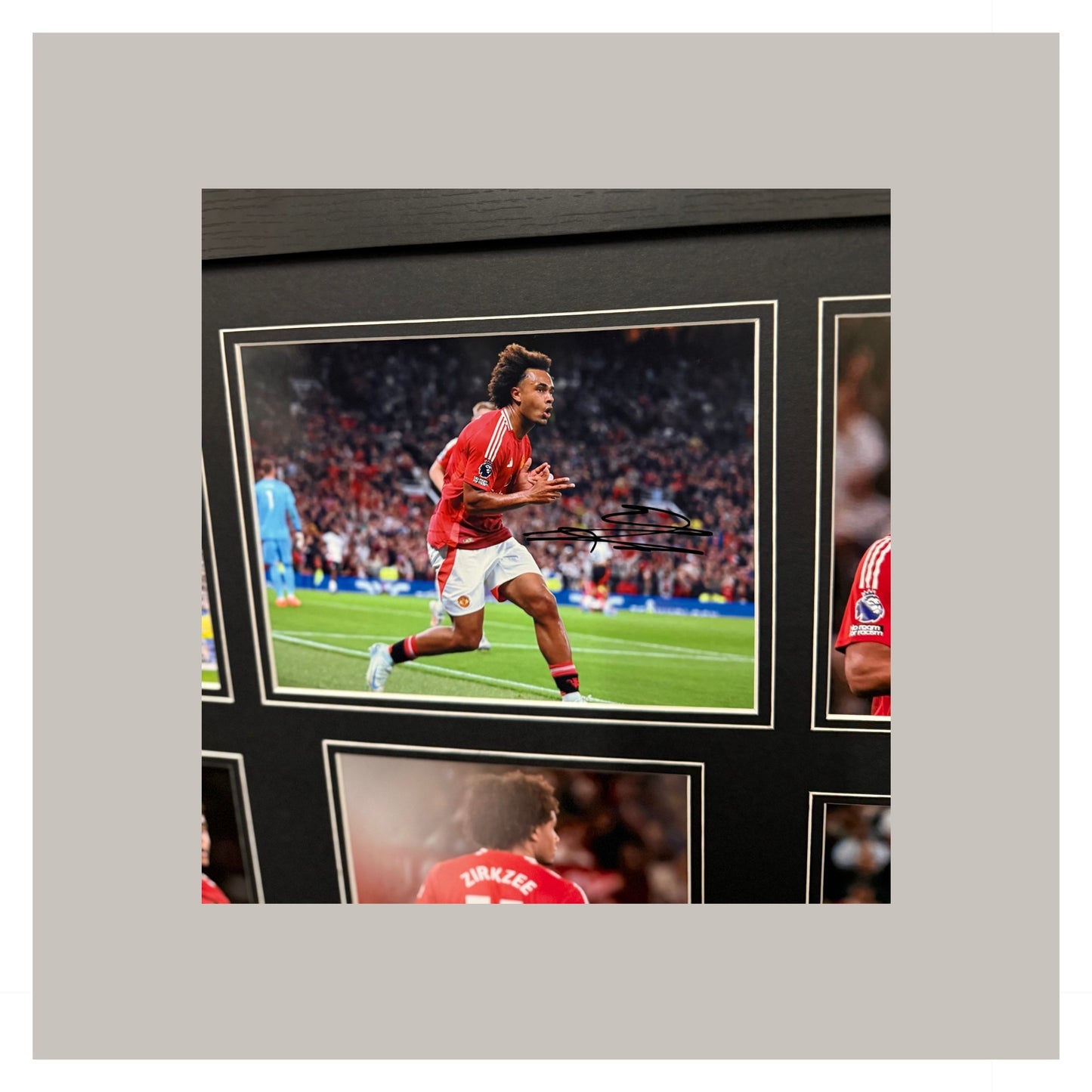 JOSHUA ZIRKZEE SIGNED 8X6 PHOTO MOUNTED DISPLAY