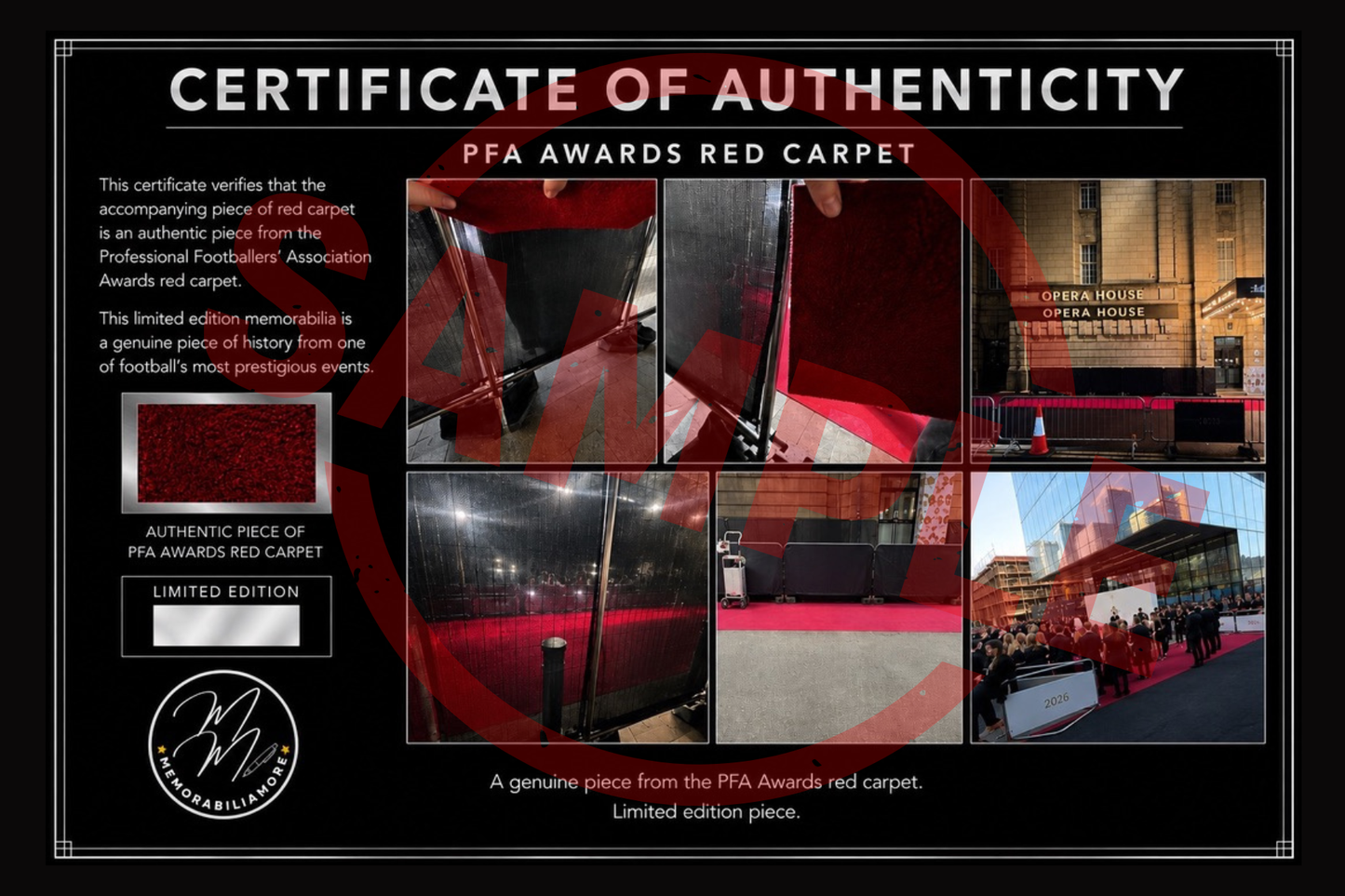 BRUNO FERNANDES PFA RED CARPET DISPLAY