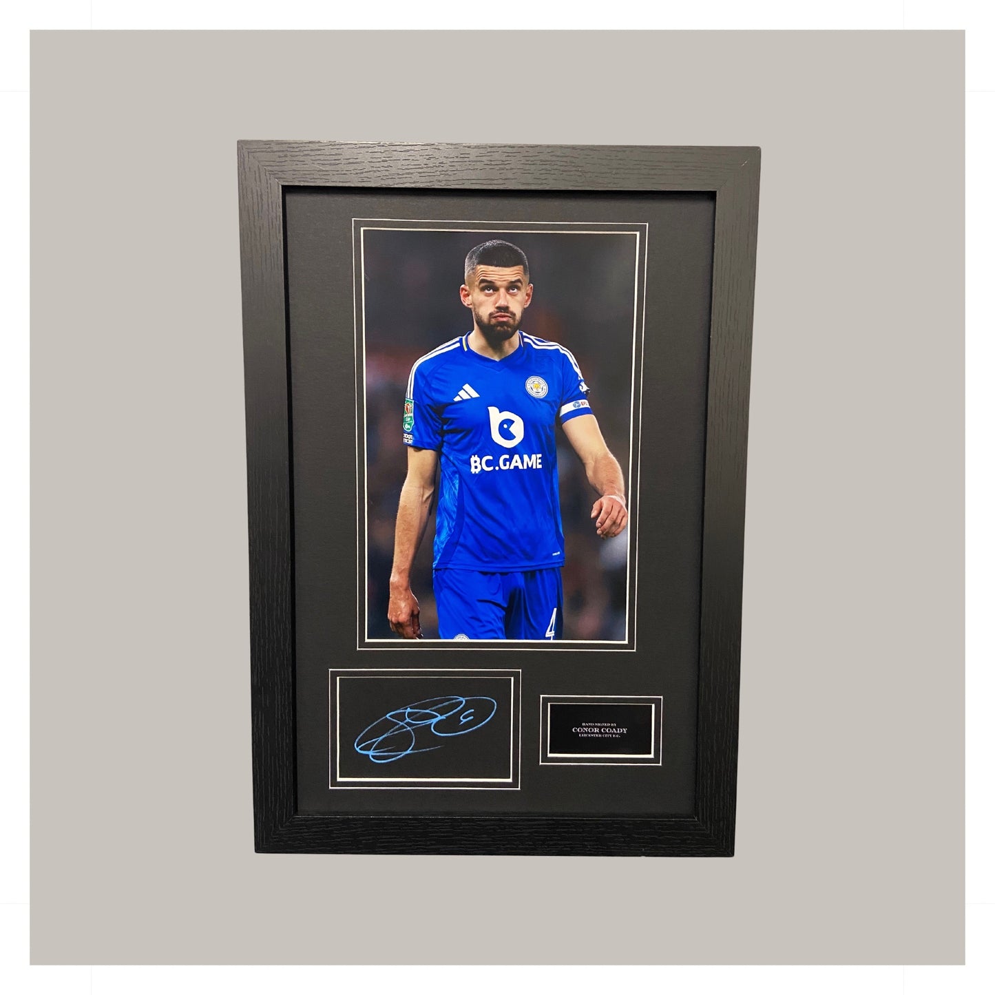 CONOR COADY SIGNED PHOTO MOUNTED DISPLAY