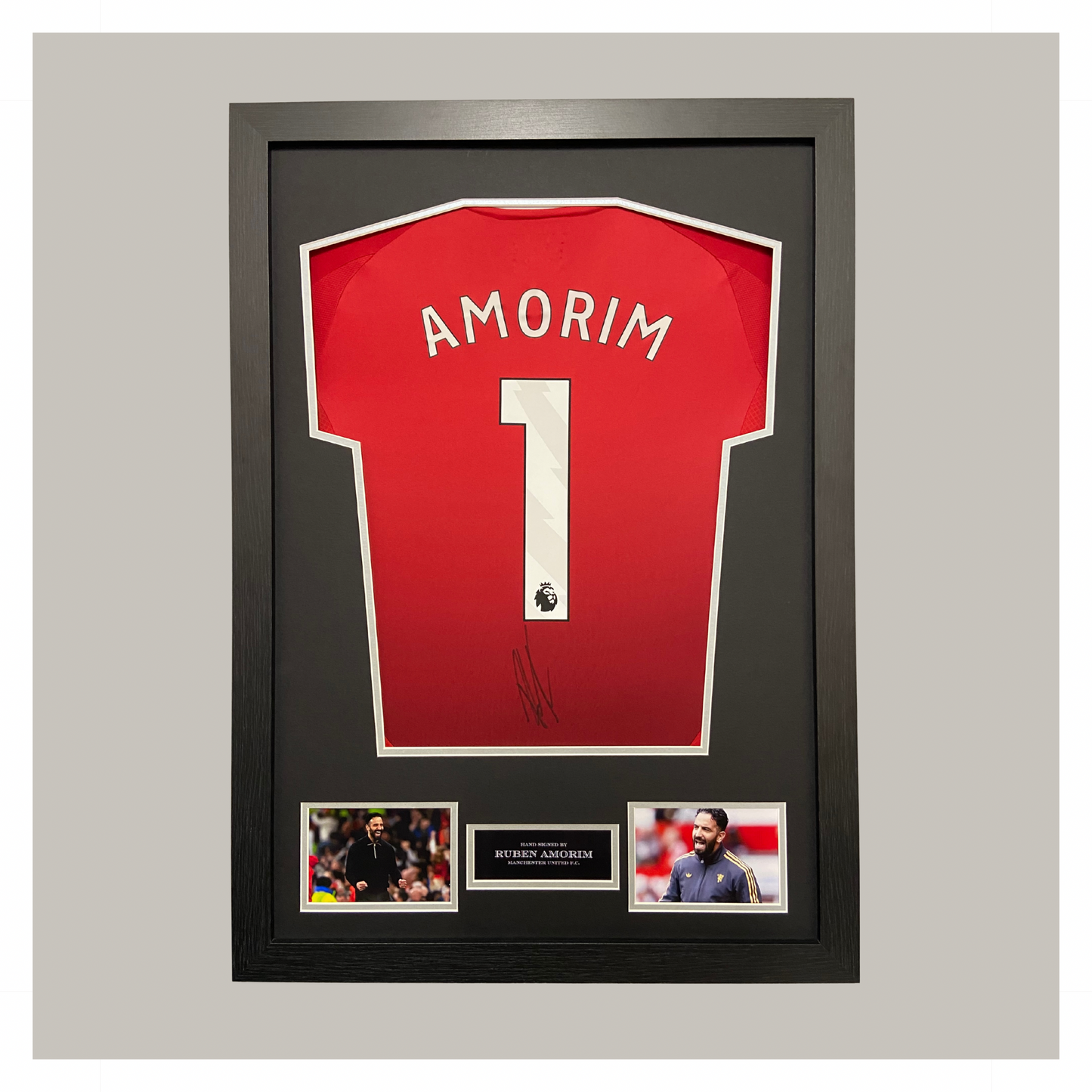 RUBEN AMORIM SIGNED AND FRAMED SHIRT