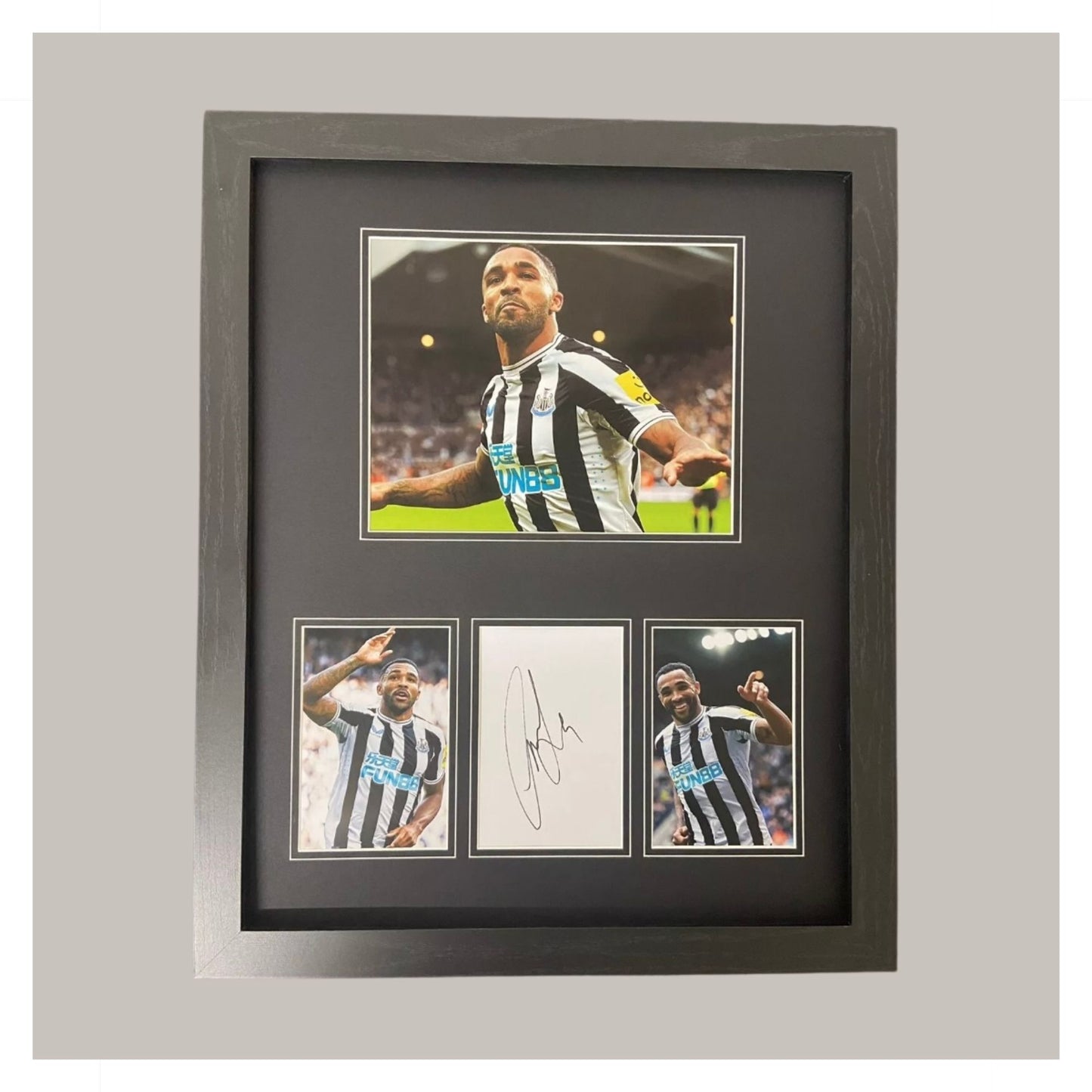 CALLUM WILSON SIGNED MOUNTED DISPLAY