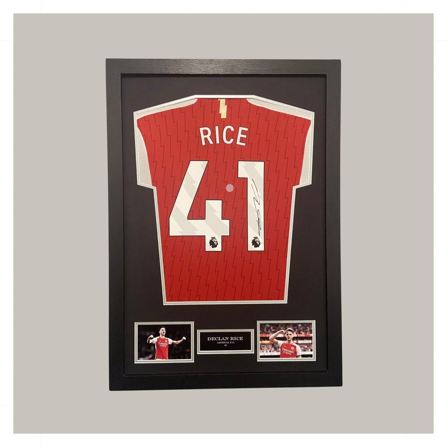 DECLAN RICE SIGNED AND FRAMED SHIRT