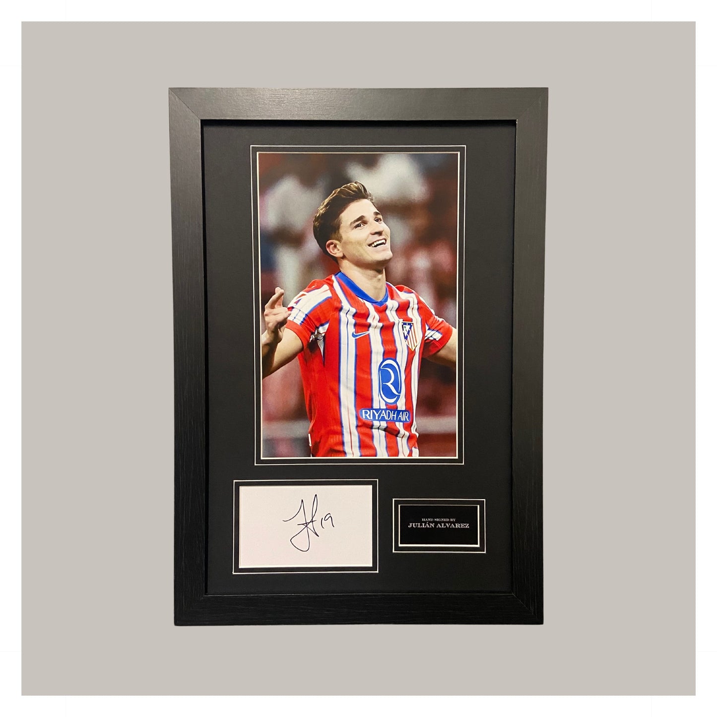 JULIAN ALVAREZ MOUNTED DISPLAY