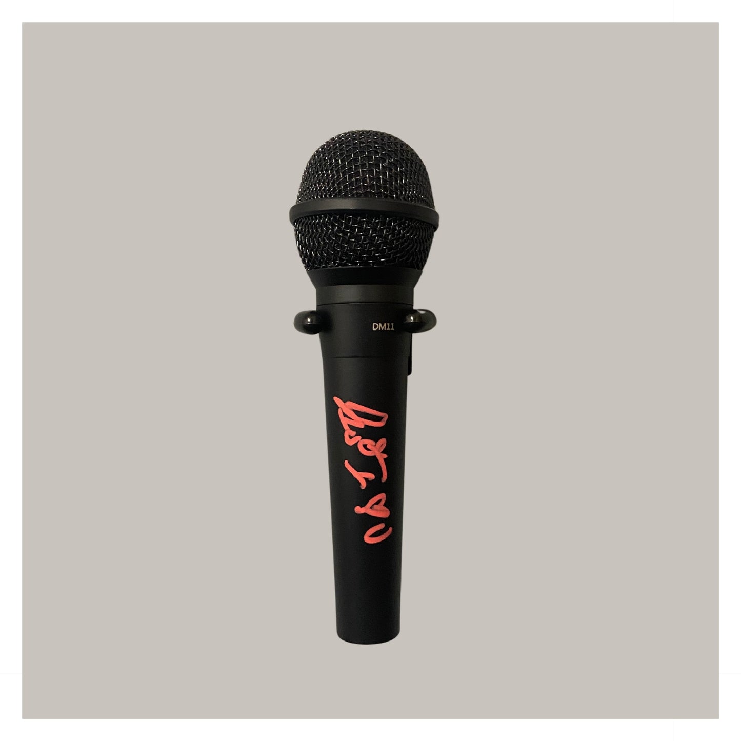 HAND SIGNED TEDDY SWIMS MICROPHONE