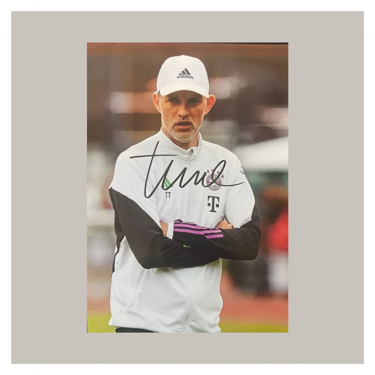 THOMAS TUCHEL HAND SIGNED A4 PHOTO