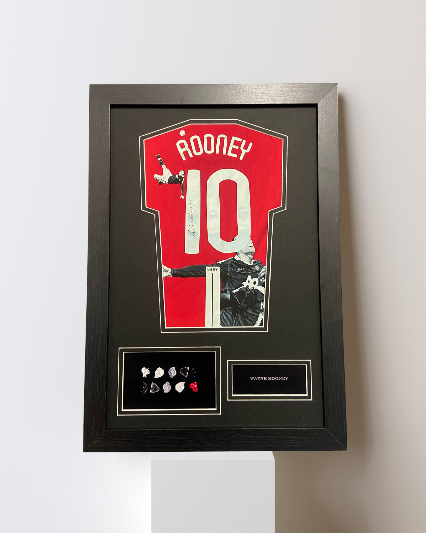 ROONEY HAND-PAINTED MINI SHIRT DISPLAY