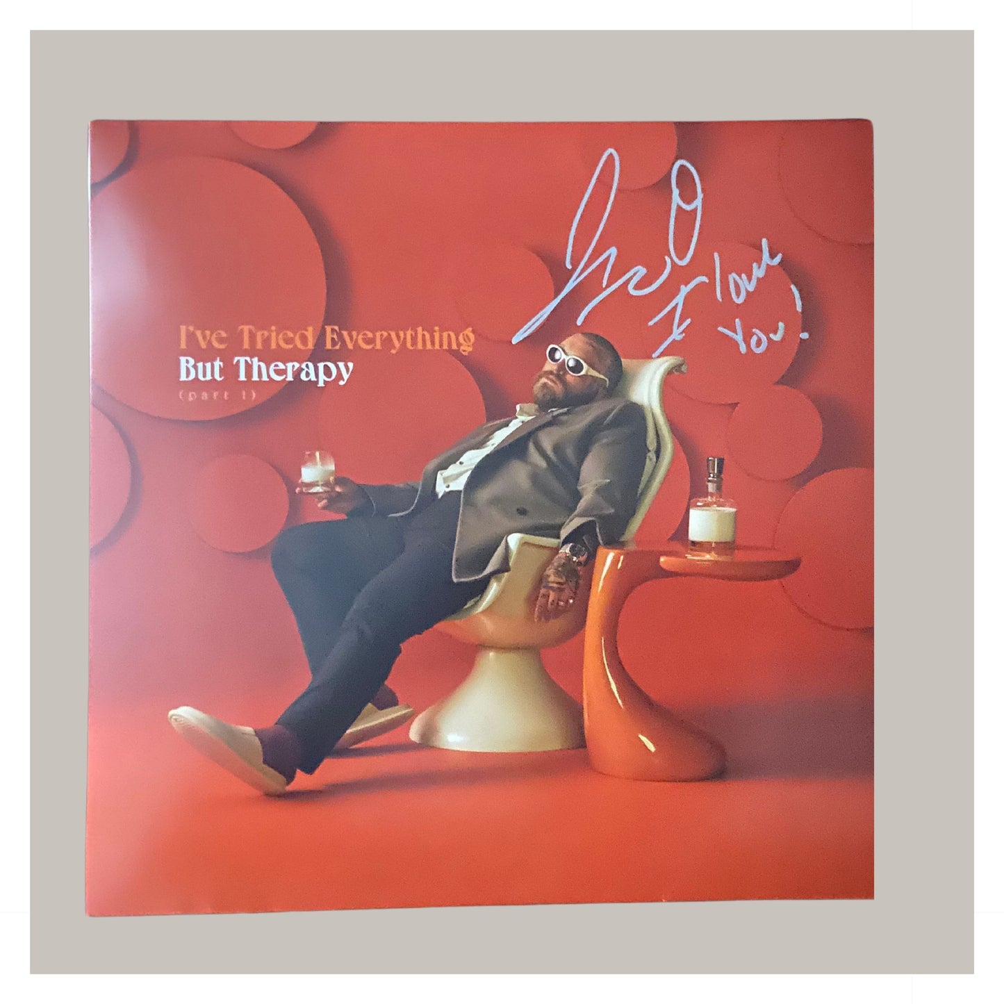 HAND SIGNED TEDDY SWIMS 12 INCH VINYL “I’VE TRIED EVERYTHING BUT THERAPY”