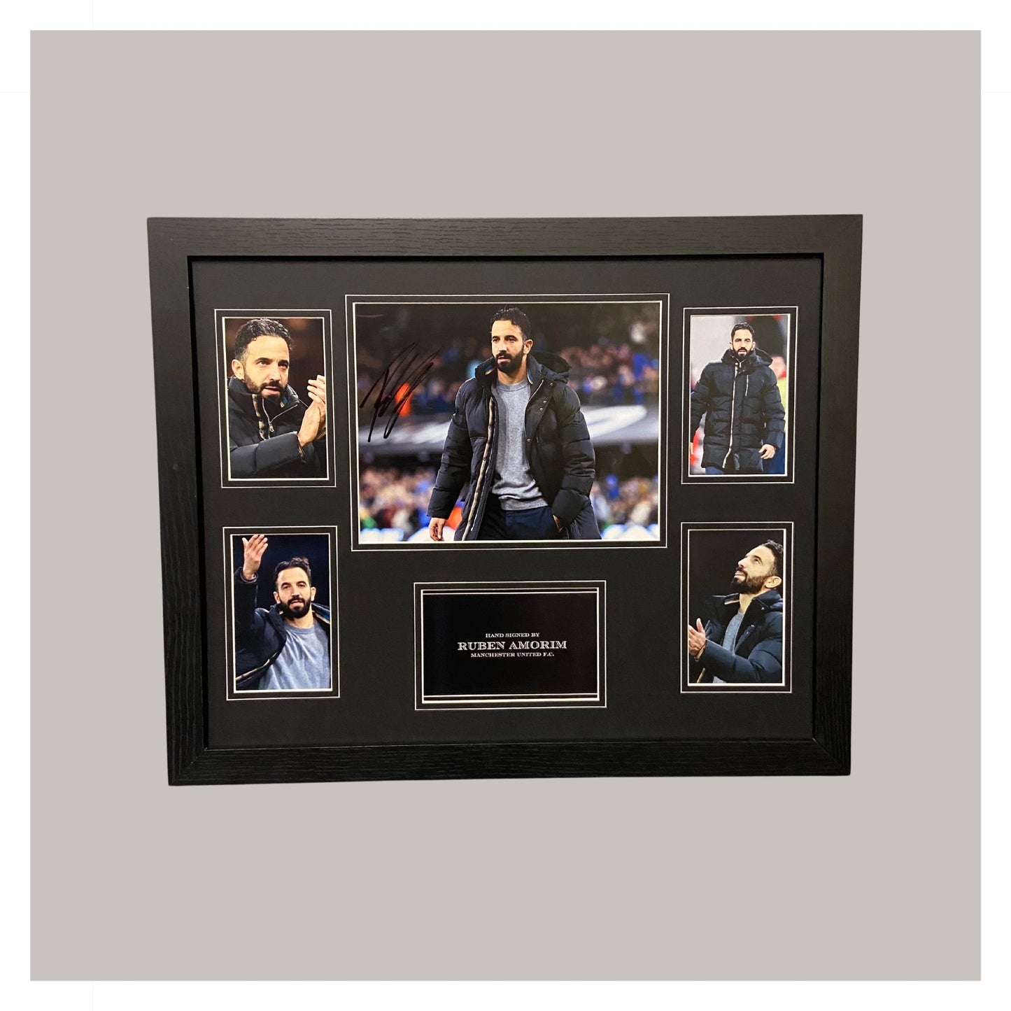 RUBEN AMORIM SIGNED PHOTO MOUNTED DISPLAY