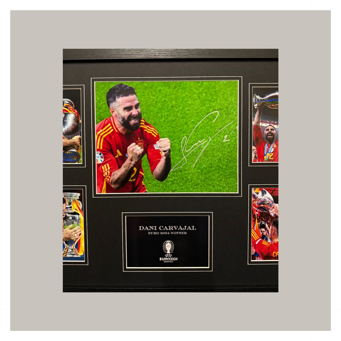 DANI CARVAJAL EURO WINNER 2024 SPAIN MOUNTED DISPLAY