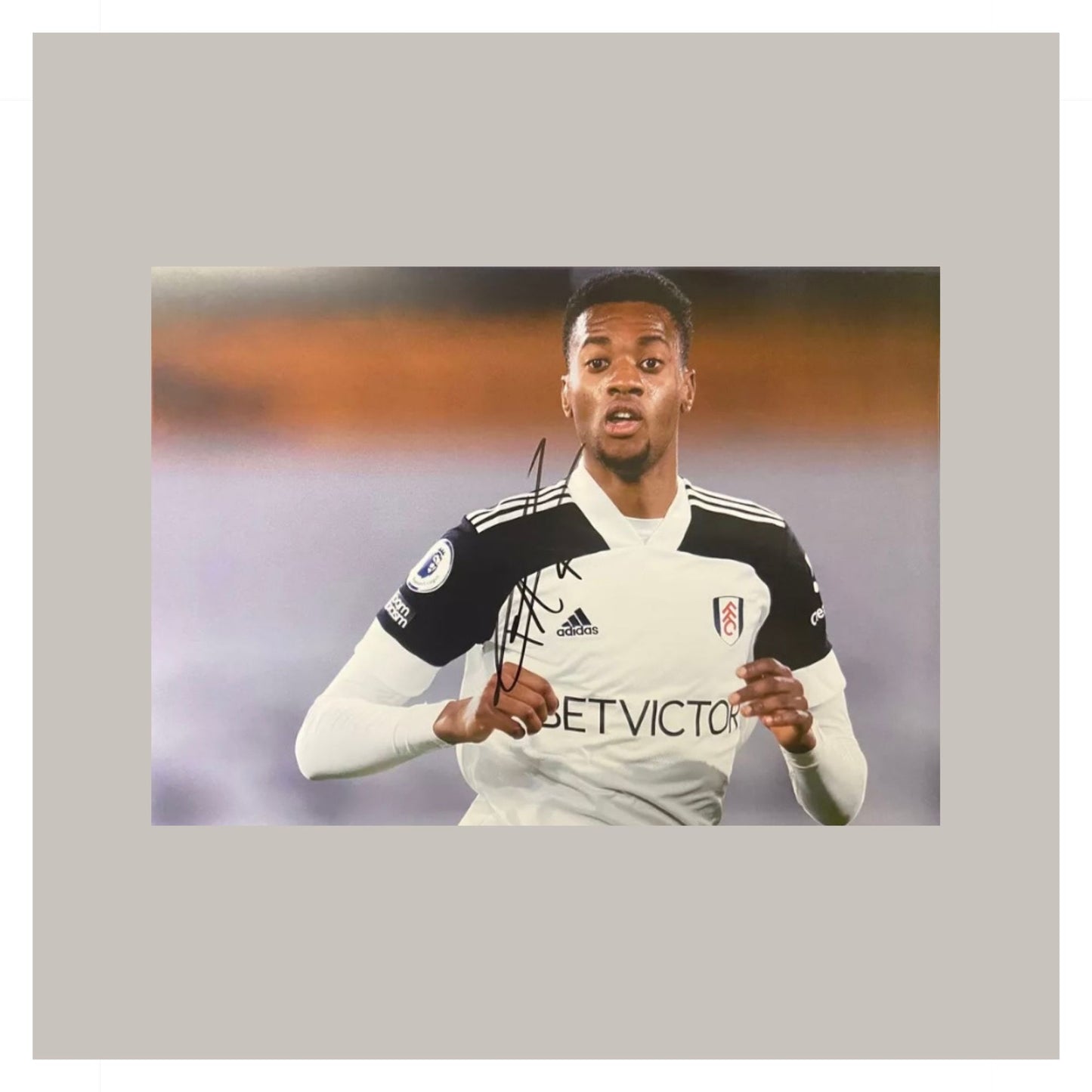 TOSIN ADARABIOYO HAND SIGNED A4 PHOTO