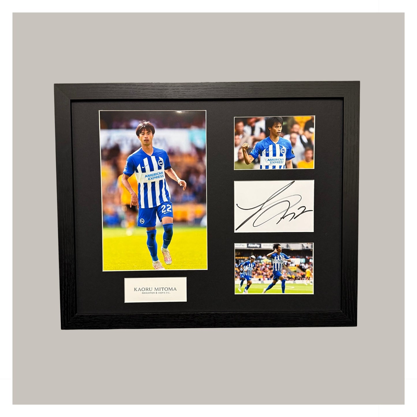 MITOMA SIGNED MOUNTED DISPLAY