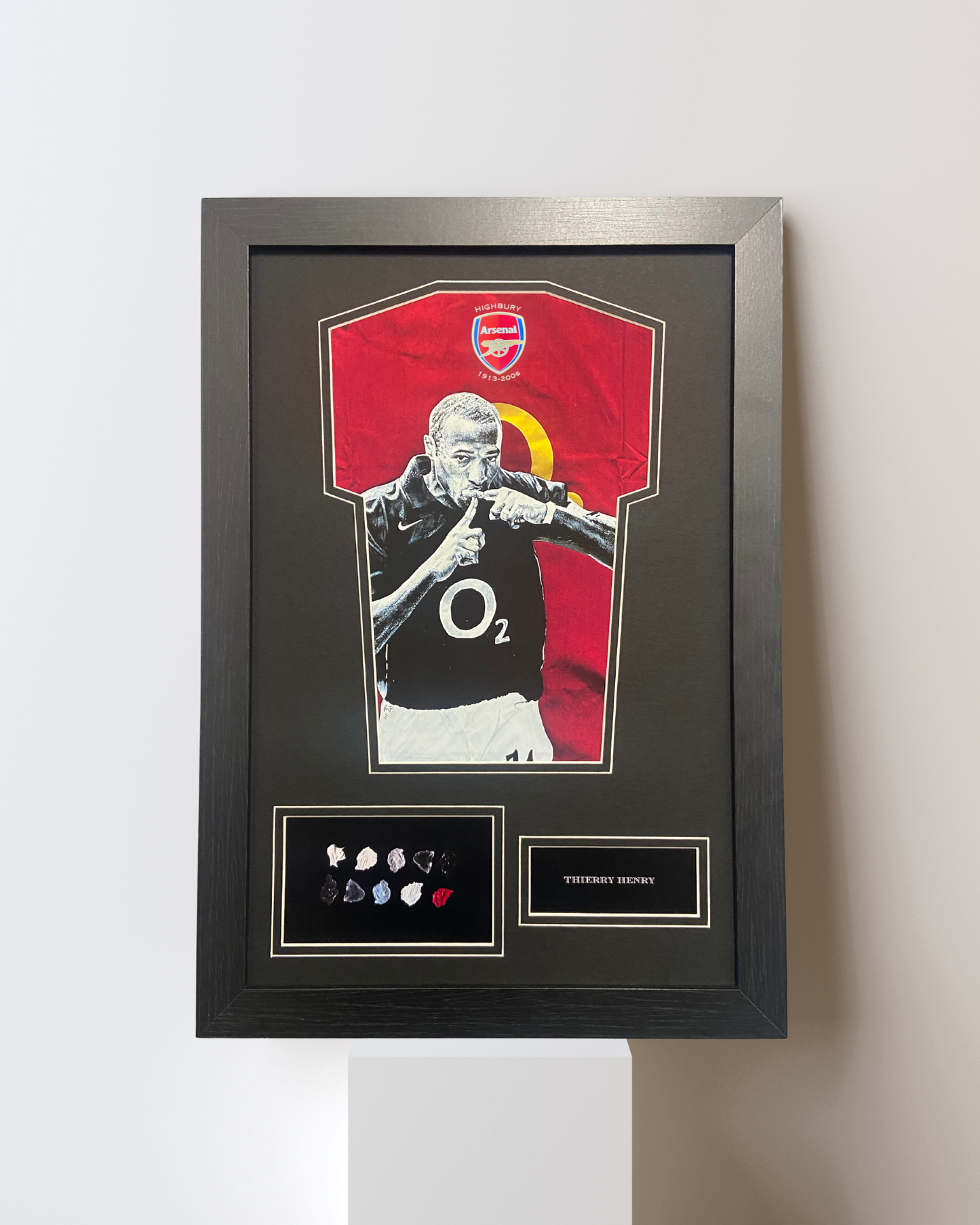 THEIRY HENRY HAND-PAINTED MINI SHIRT DISPLAY