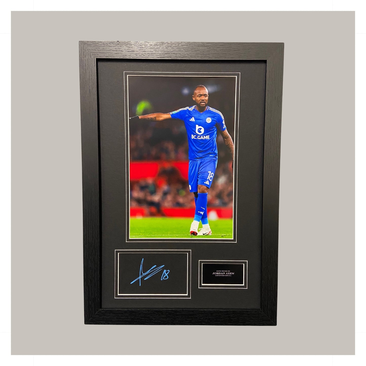 JORDAN AYEW PHOTO MOUNTED DISPLAY
