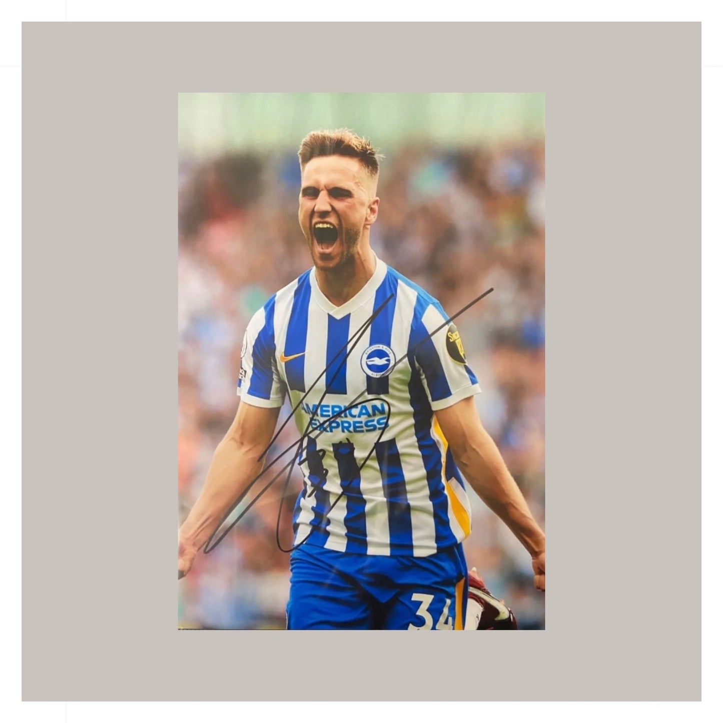 JOEL VELTMAN HAND SIGNED A4 PHOTO