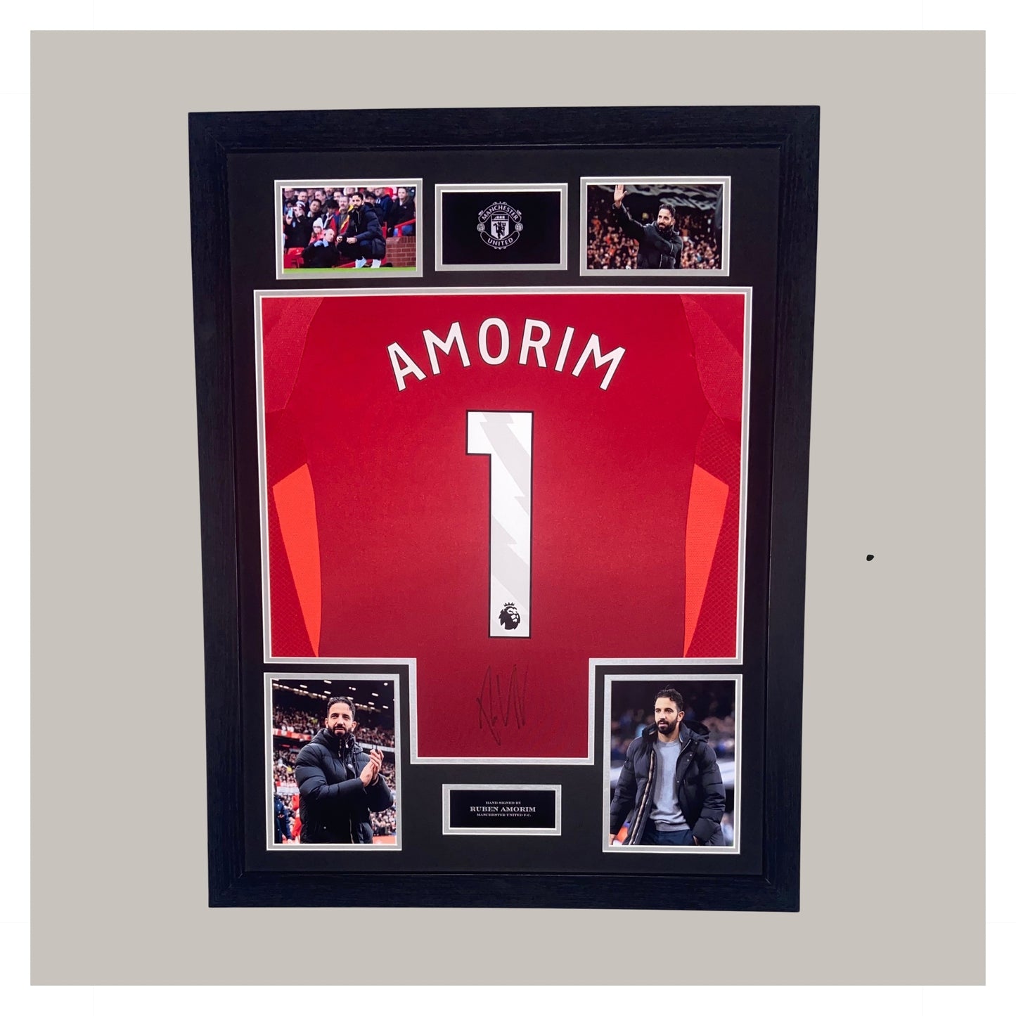 RUBEN AMORIM SIGNED AND FRAMED SHIRT