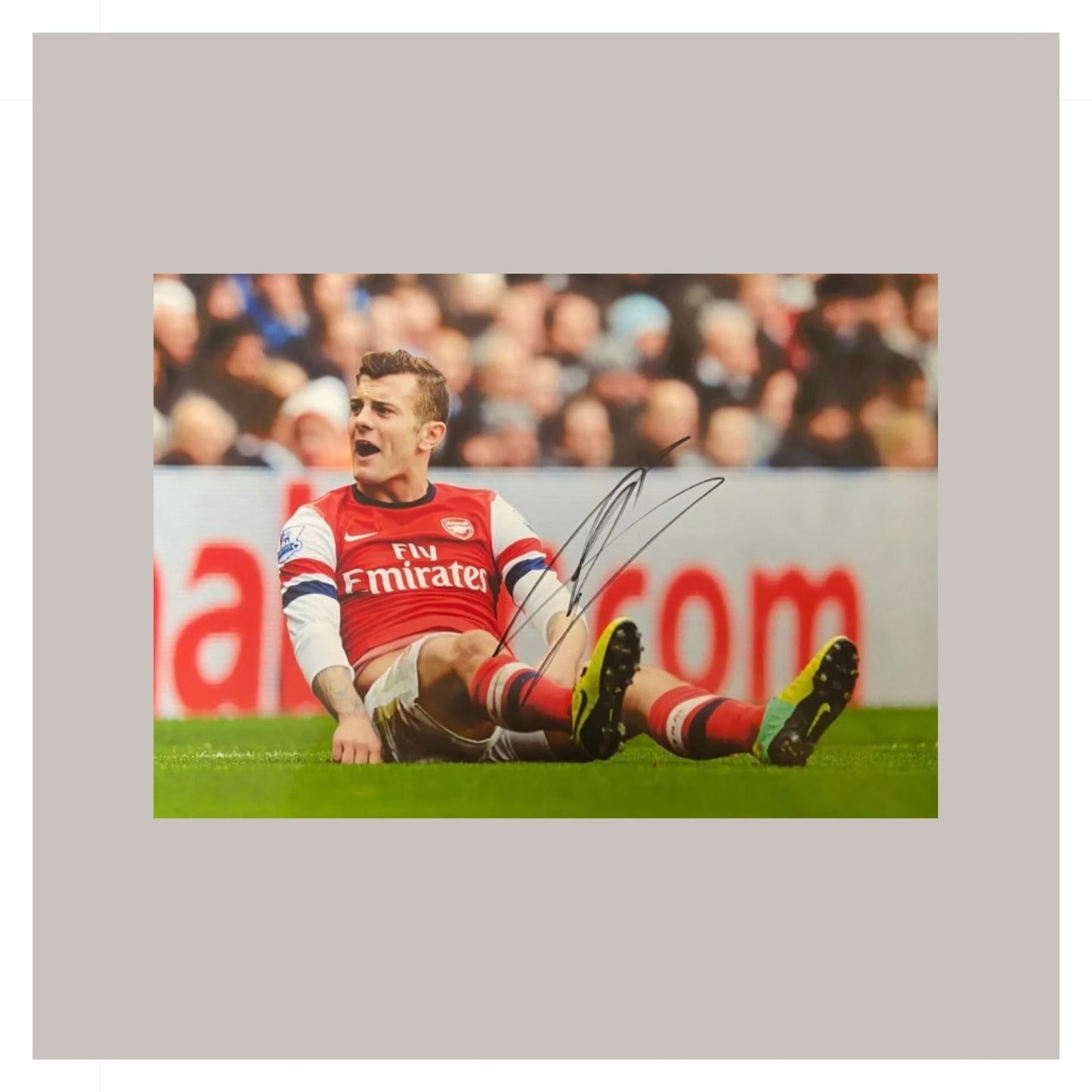 JACK WILSHERE HAND SIGNED A4 PHOTO