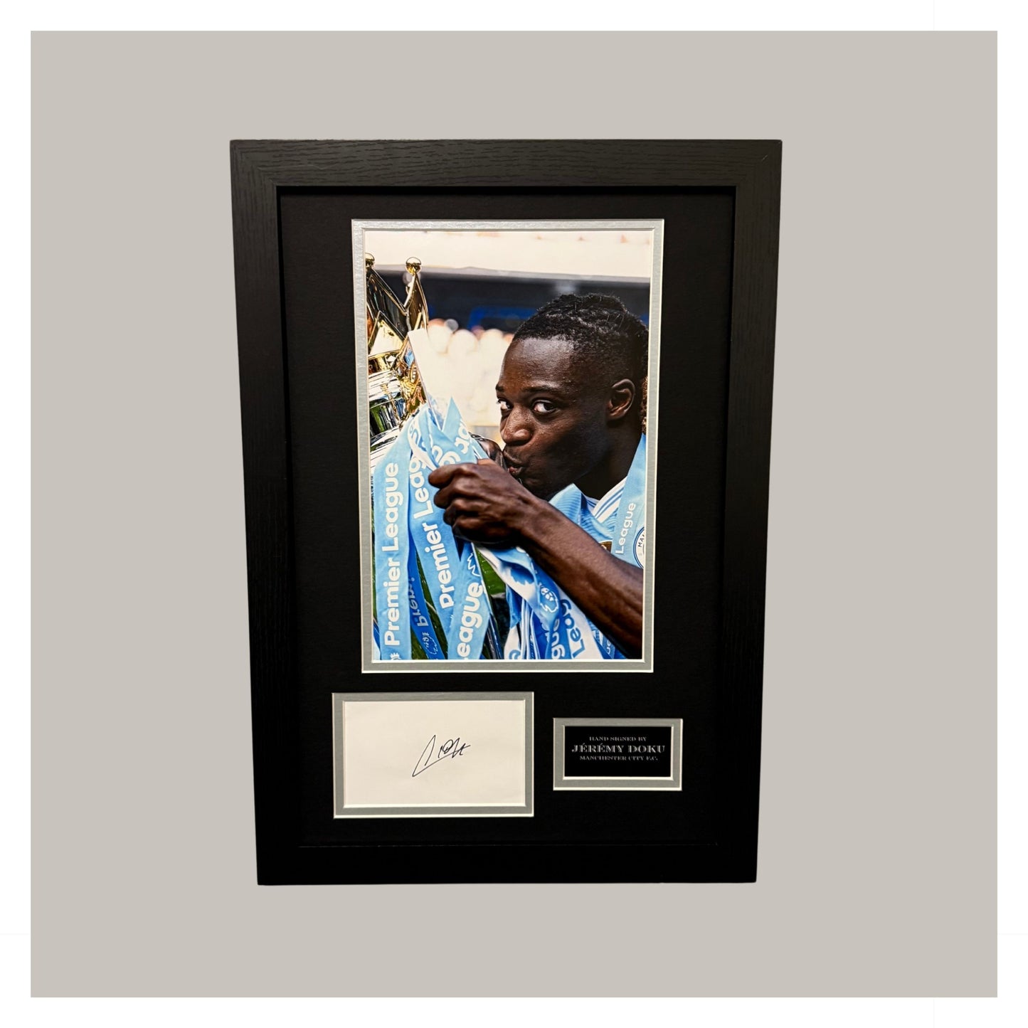 JEREMY DOKU MOUNTED DISPLAY