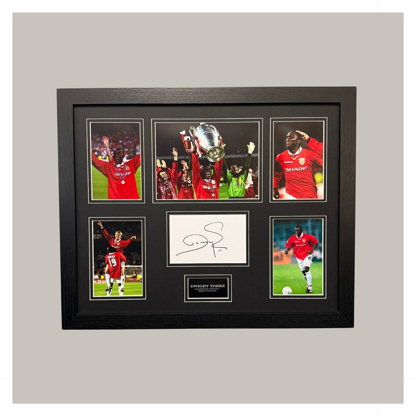 DWEIGHT YORKE INDEX CARD MOUNTED DISPLAY