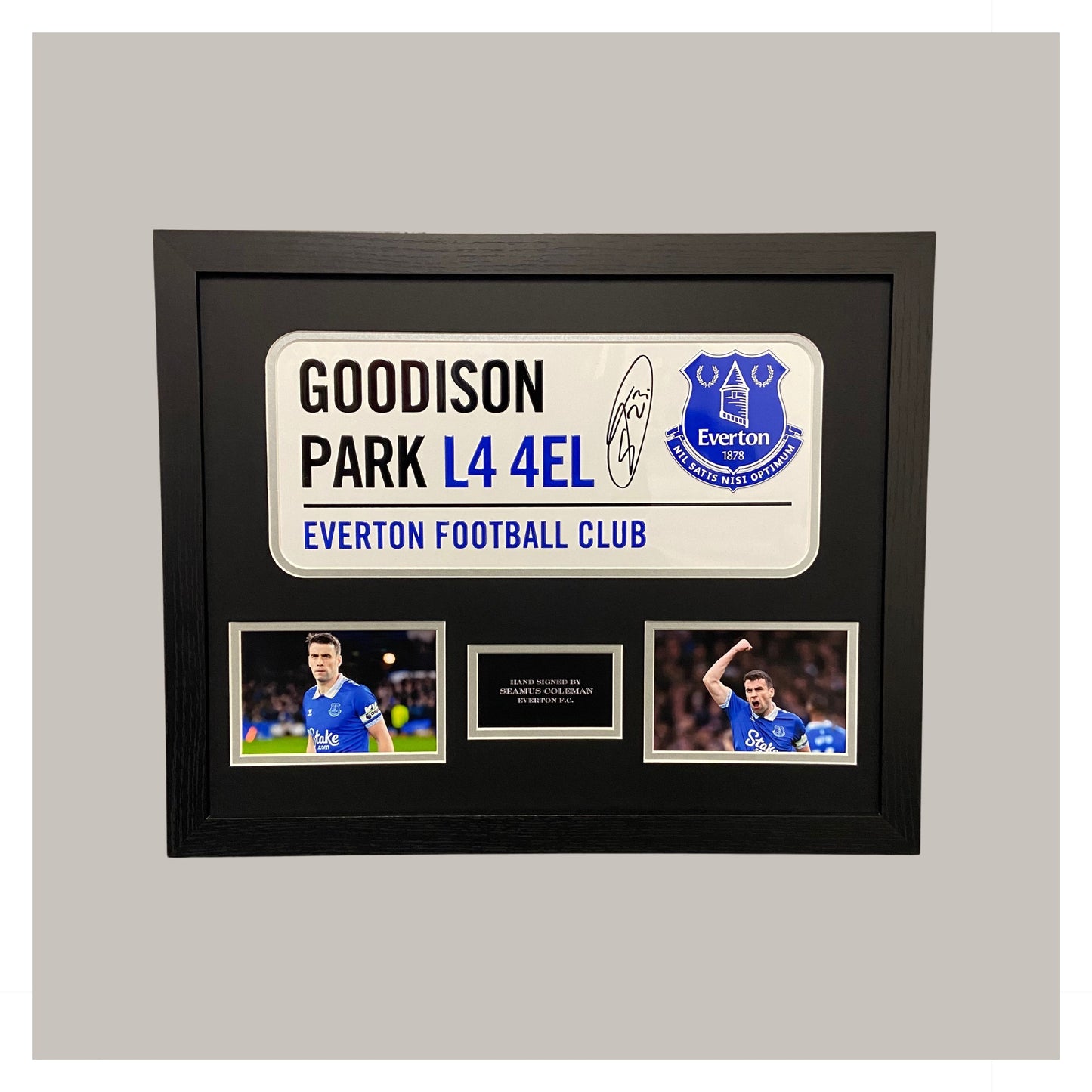 SEAMUS COLEMAN SIGNED ROAD SIGN