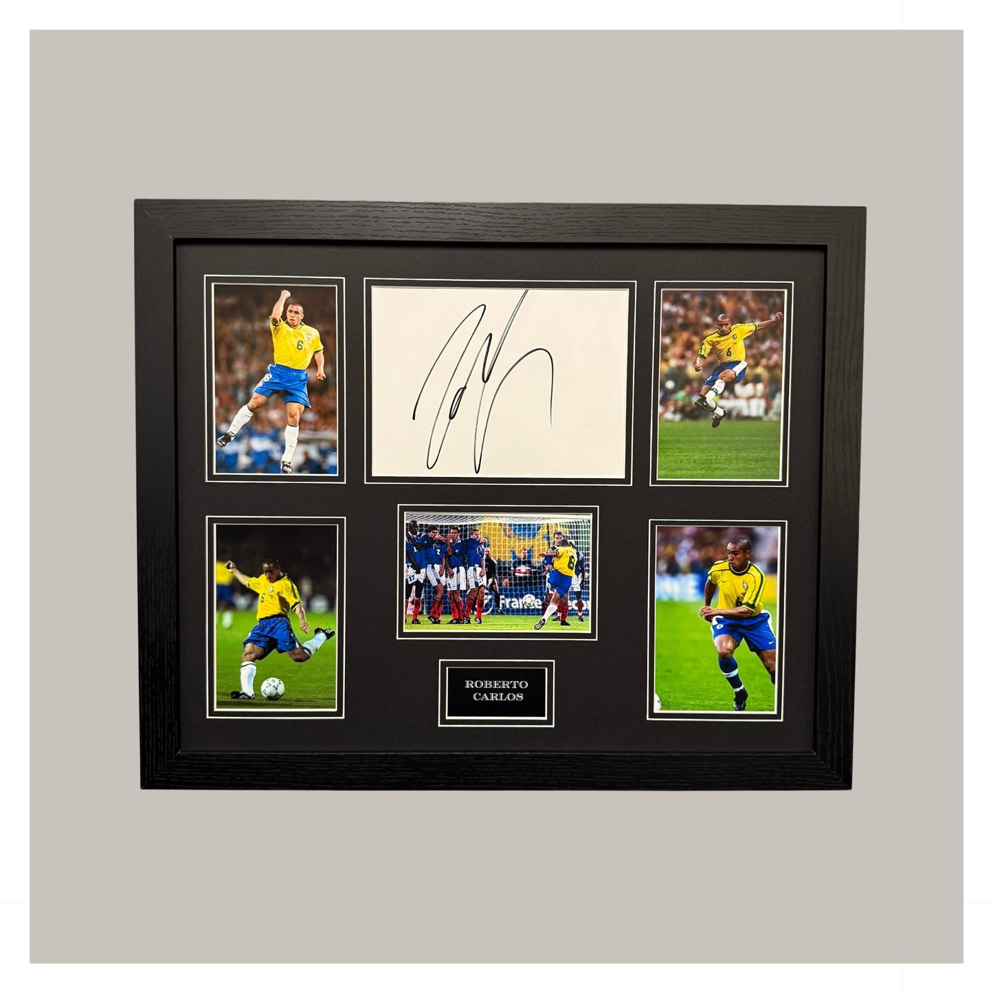 ROBERTO CARLOS BRAZIL MOUNTED DISPLAY