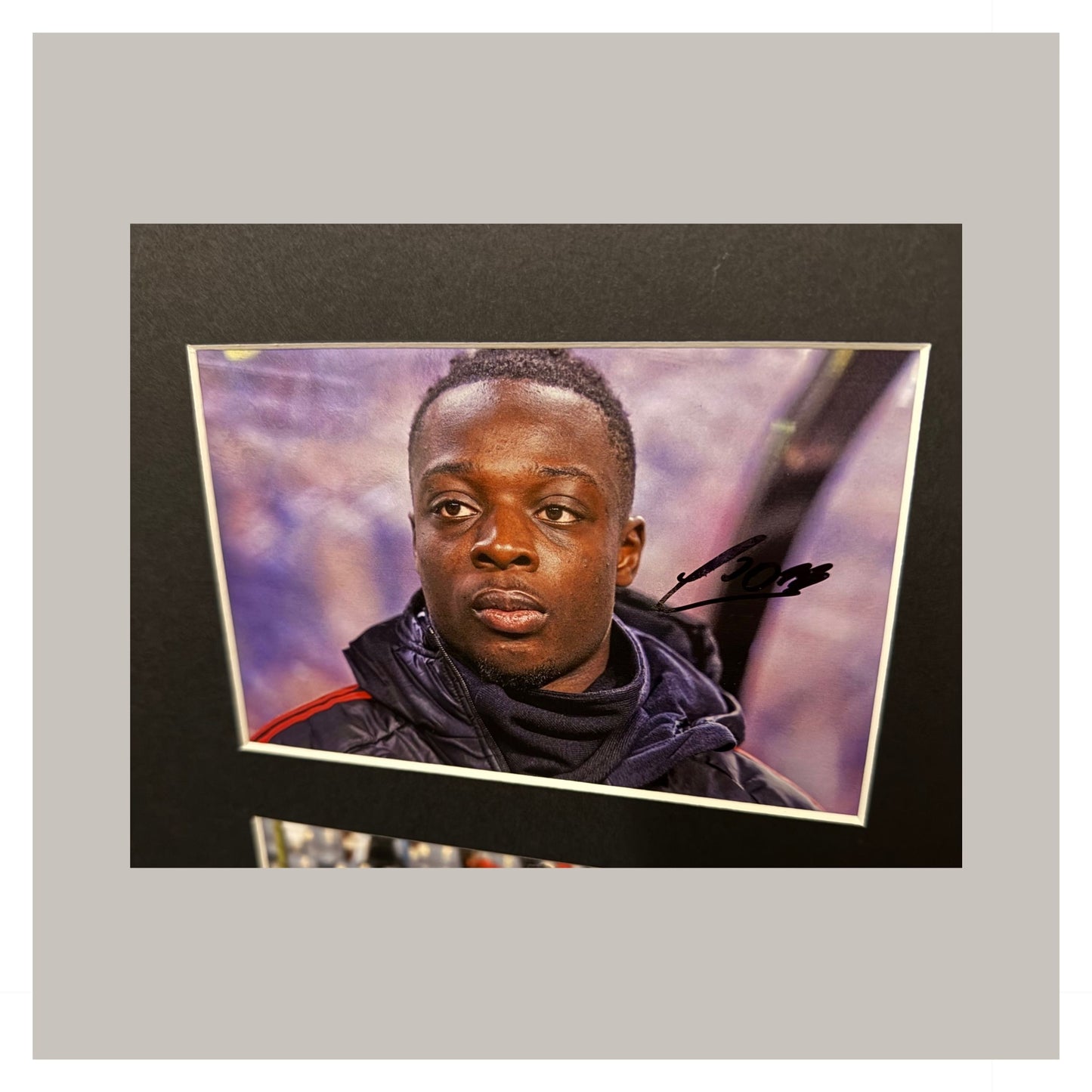 JEREMY DOKU SIGNED 6X4 BELGIUM MOUNTED DISPLAY