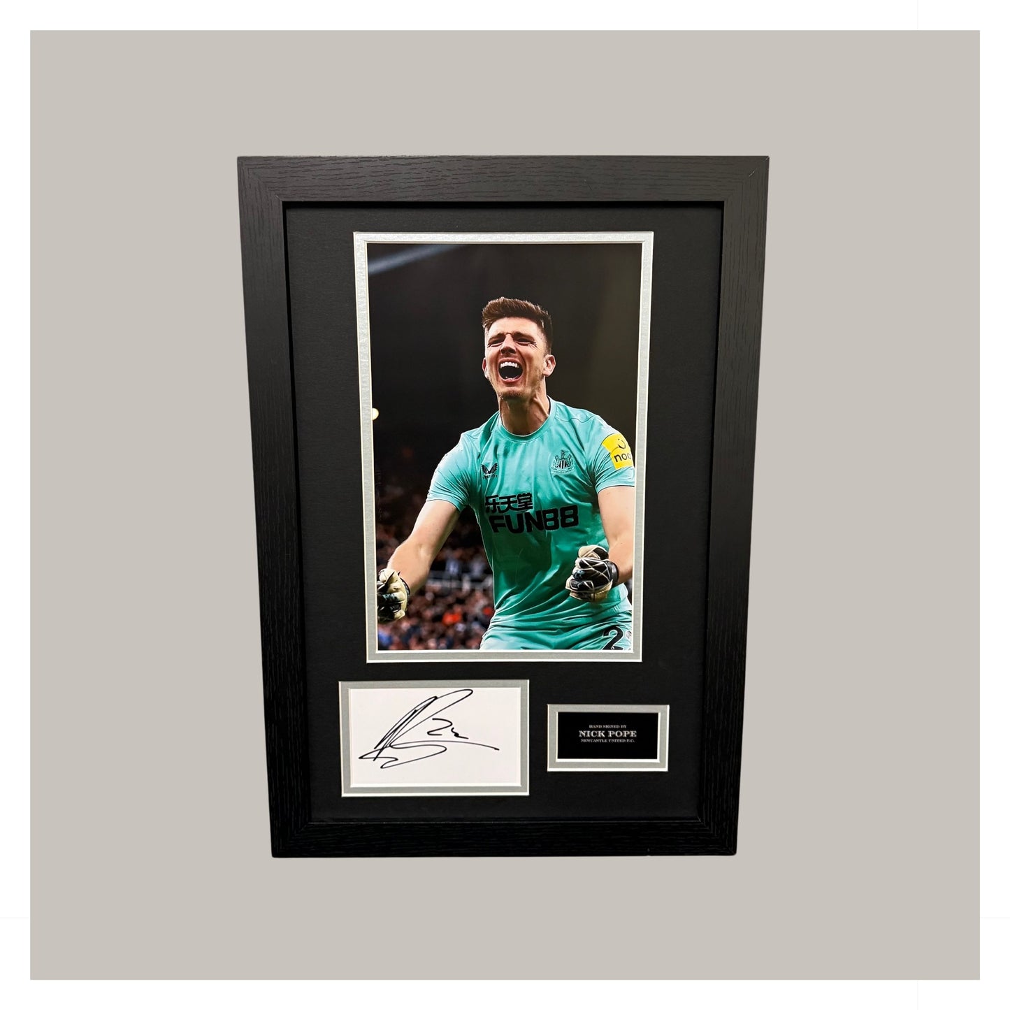 NICK POPE MOUNTED DISPLAY