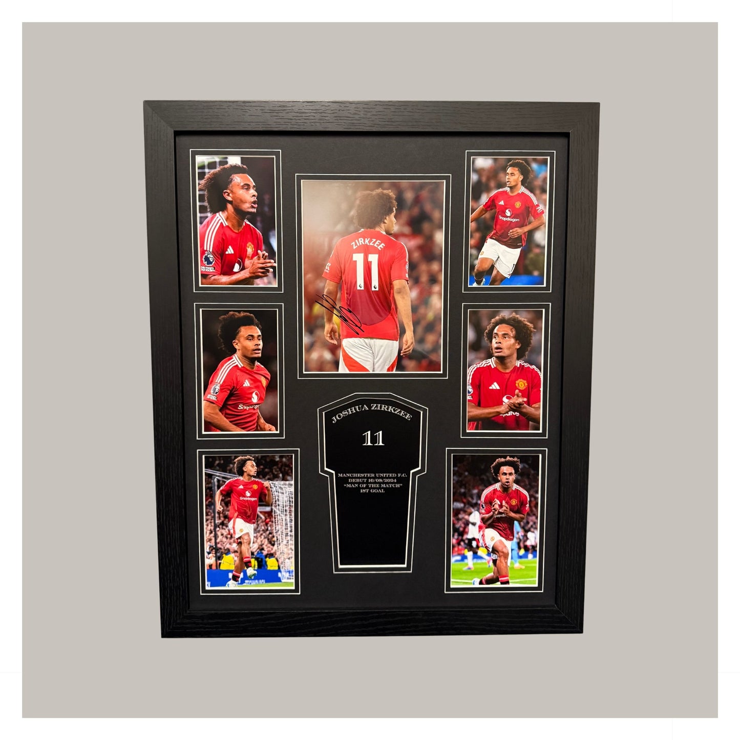 JOSHUA ZIRKZEE SIGNED 8X6 PHOTO MOUNTED DISPLAY