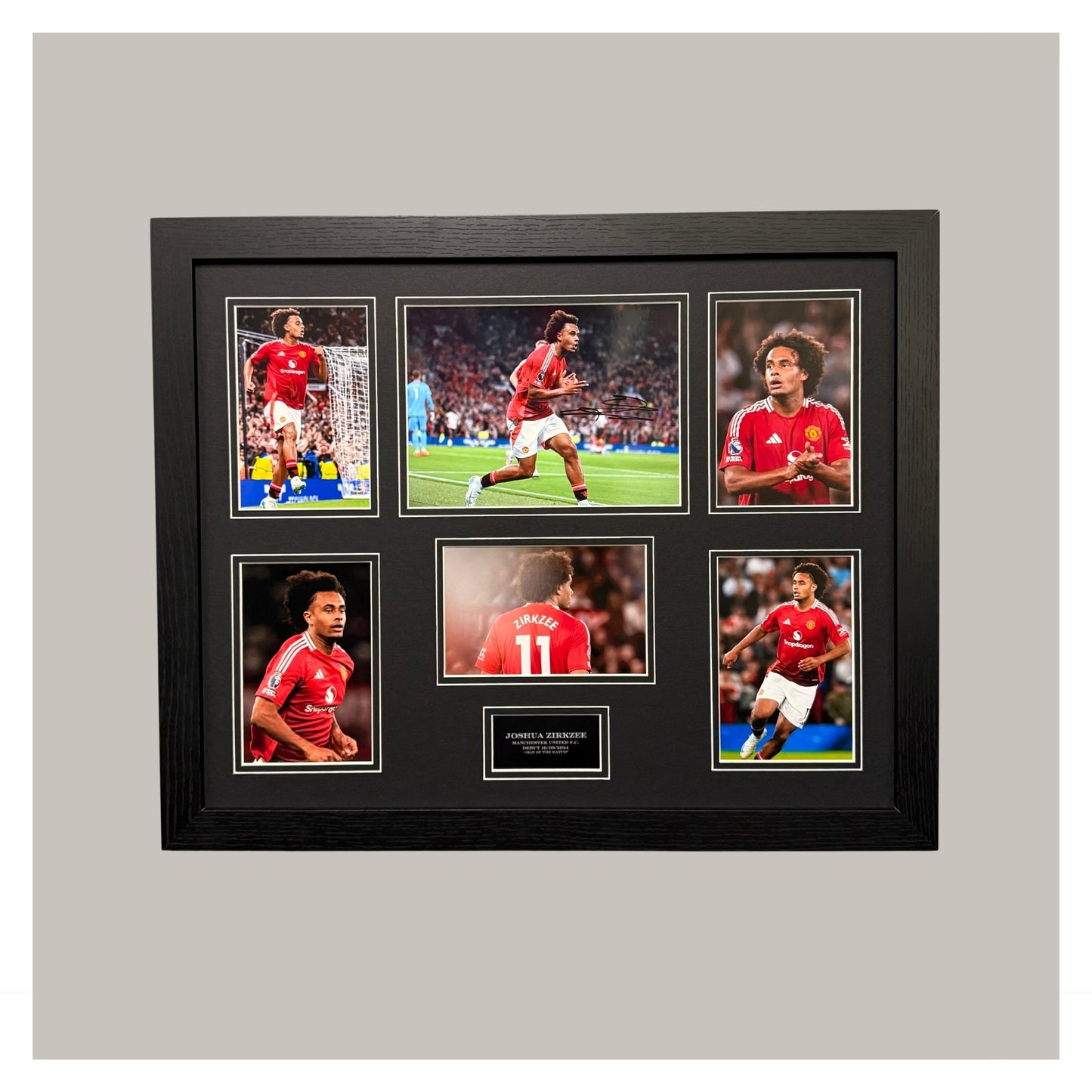 JOSHUA ZIRKZEE SIGNED 8X6 PHOTO MOUNTED DISPLAY