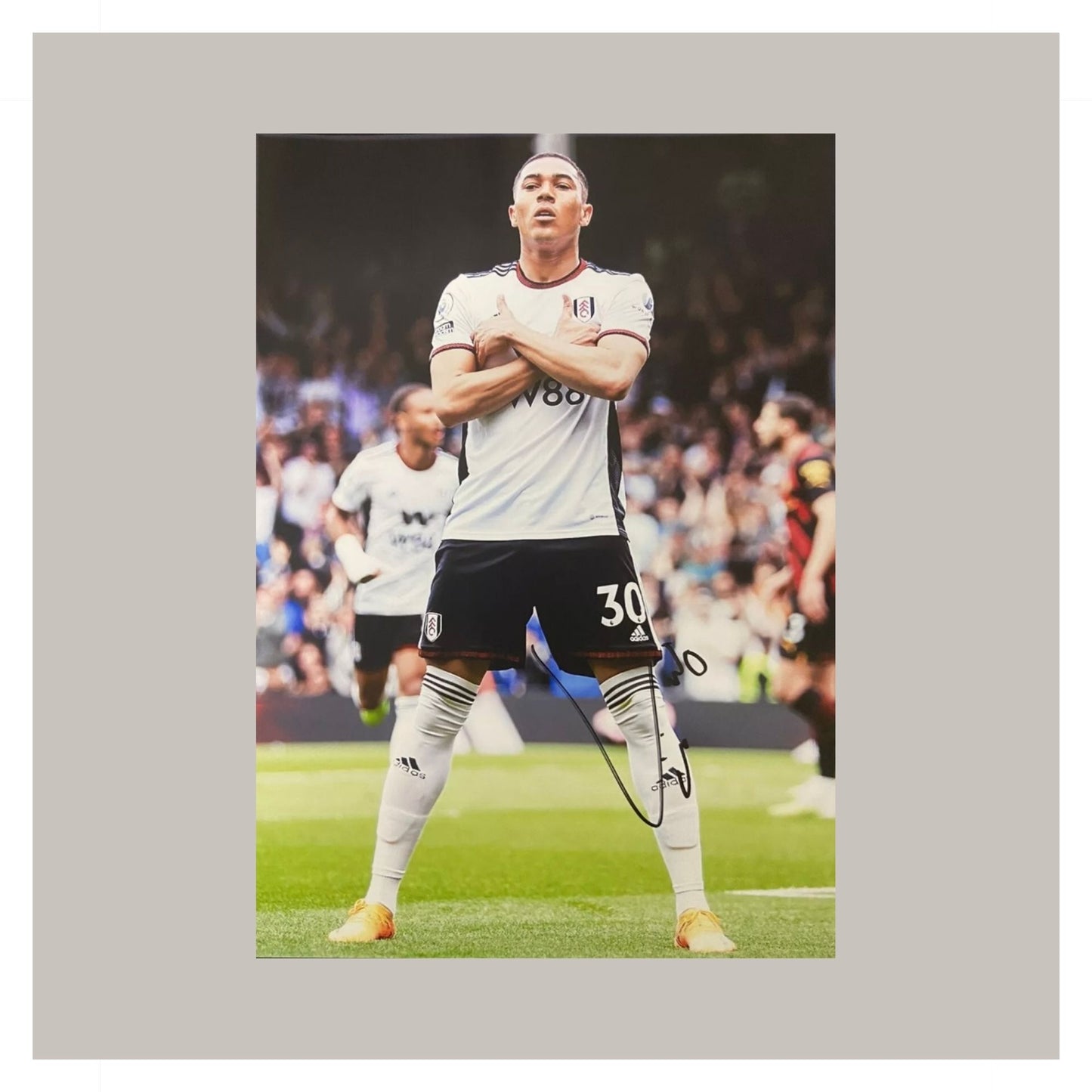 CARLOS VINICIUS HAND SIGNED A4 PHOTO