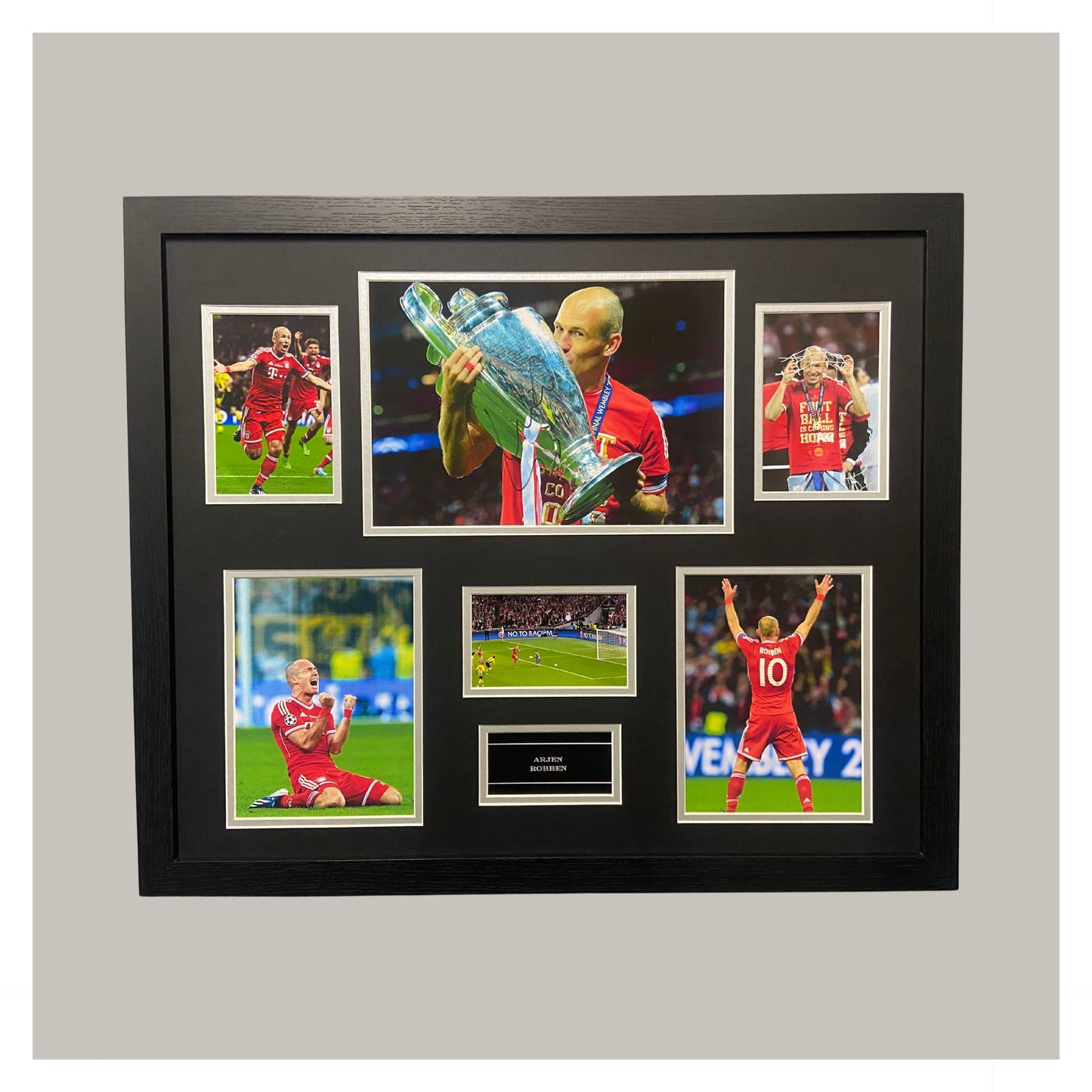 HAND SIGNED ARJEN ROBBEN CHAMPIONS LEAGUE DISPLAY