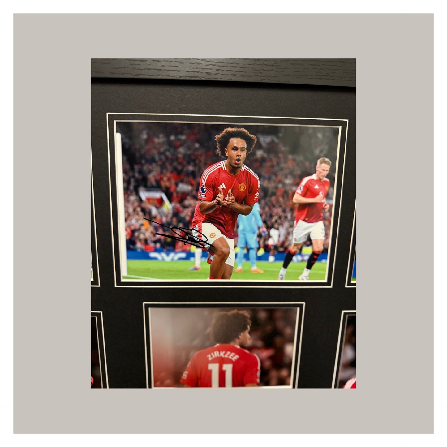 JOSHUA ZIRKZEE SIGNED 8X6 PHOTO MOUNTED DISPLAY