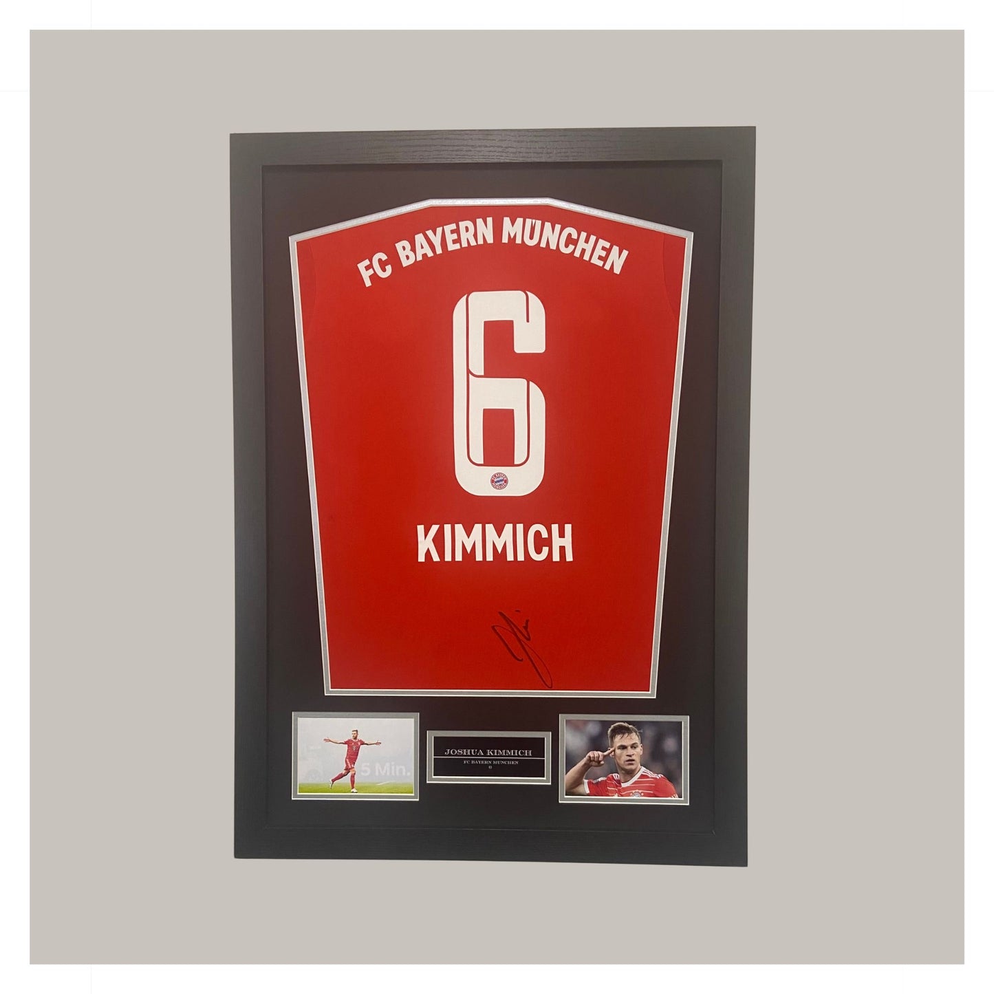 JOSHUA KIMMICH SIGNED AND FRAMED SHIRT