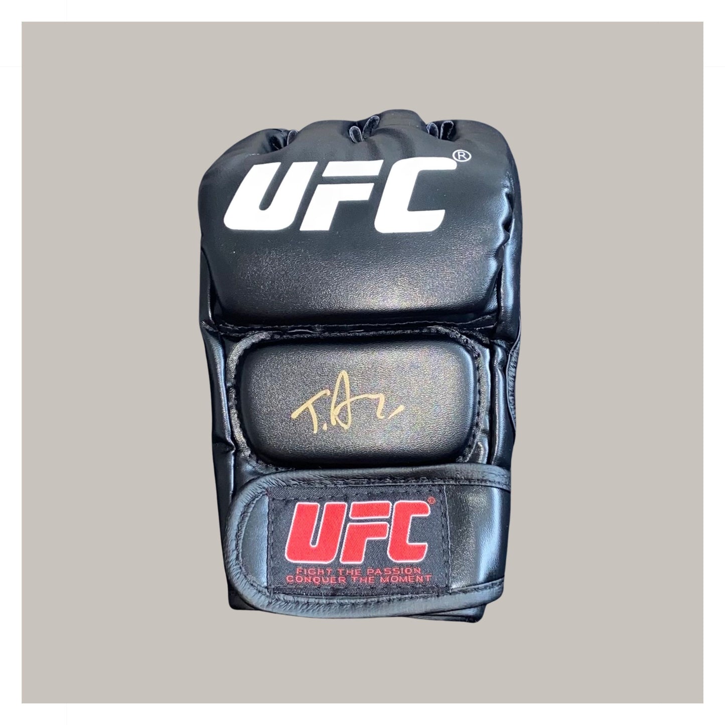 TOM ASPINALL HAND SIGNED UFC GLOVE