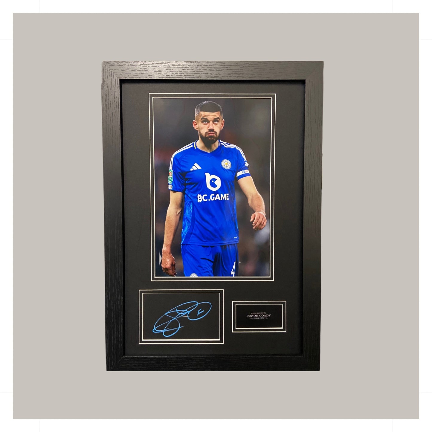CONOR COADY SIGNED PHOTO MOUNTED DISPLAY