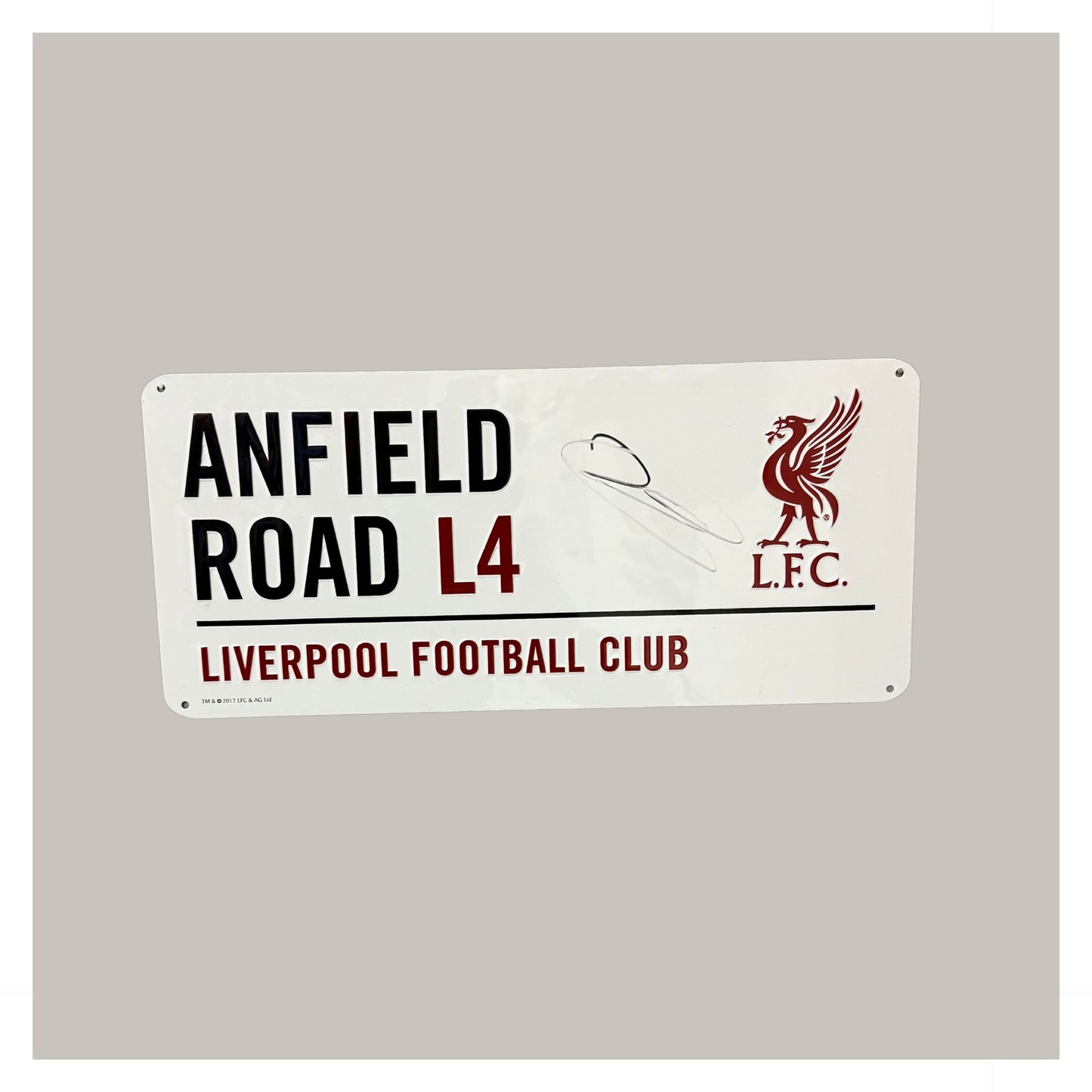 HARVEY ELLIOT SIGNED ROAD SIGN