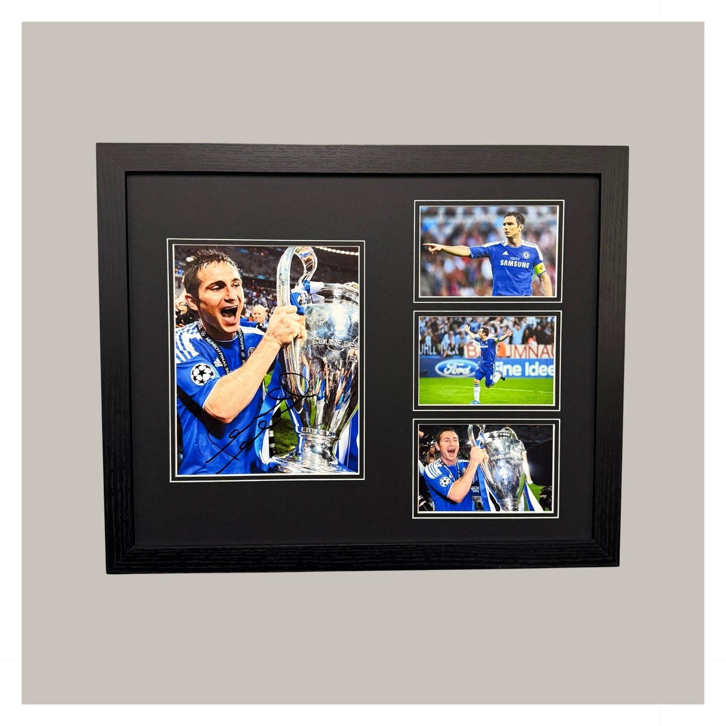 FRANK LAMPARD SIGNED PHOTO MOUNTED DISPLAY