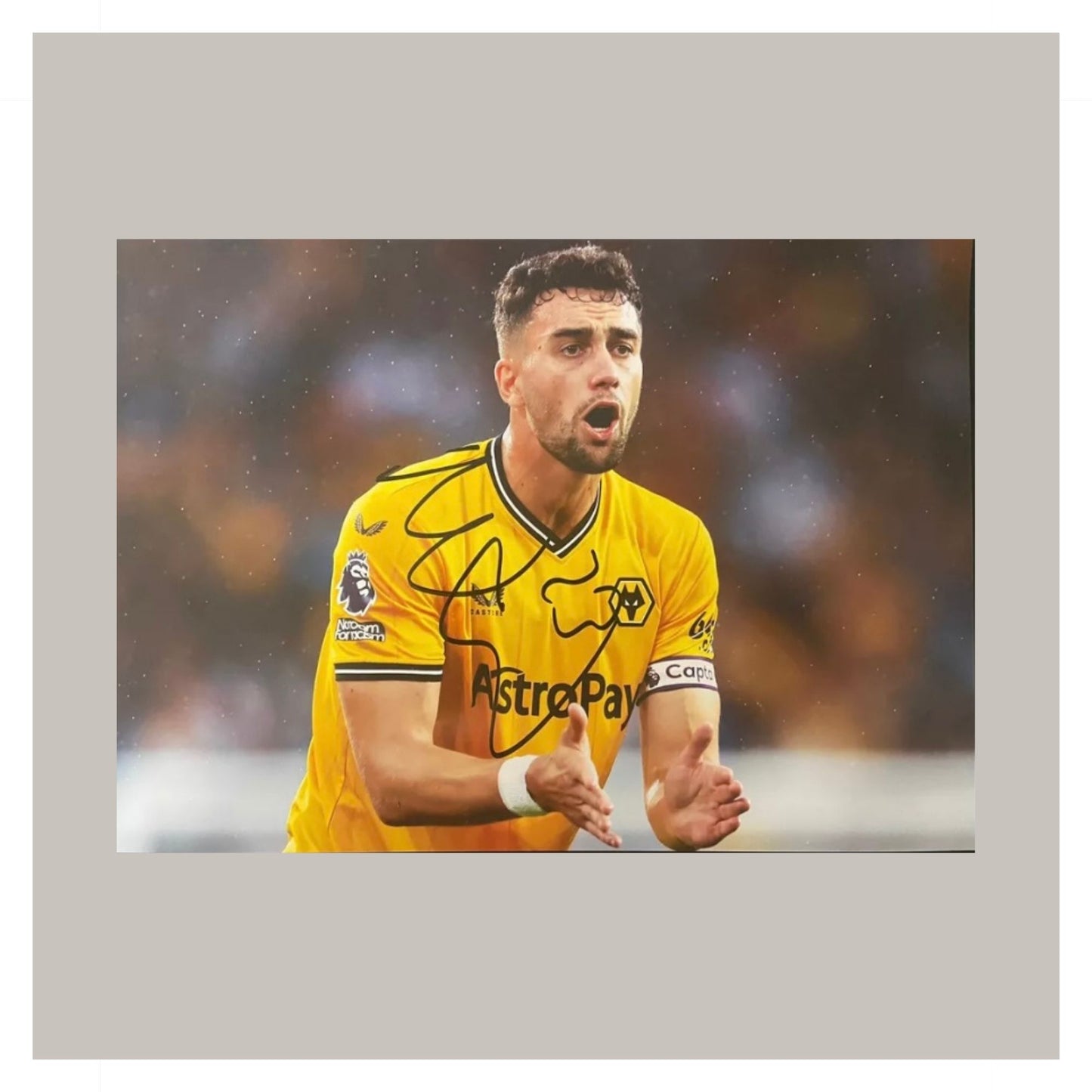MAX KILMAN HAND SIGNED A4 PHOTO