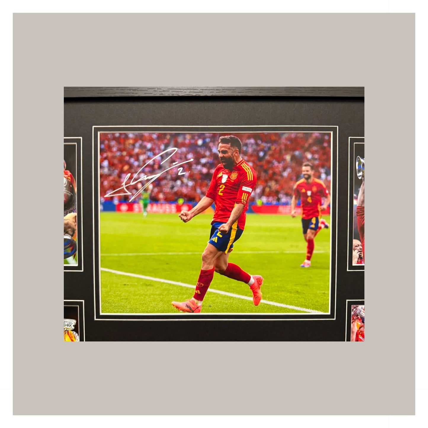 DANI CARVAJAL EURO WINNER 2024 SPAIN MOUNTED DISPLAY