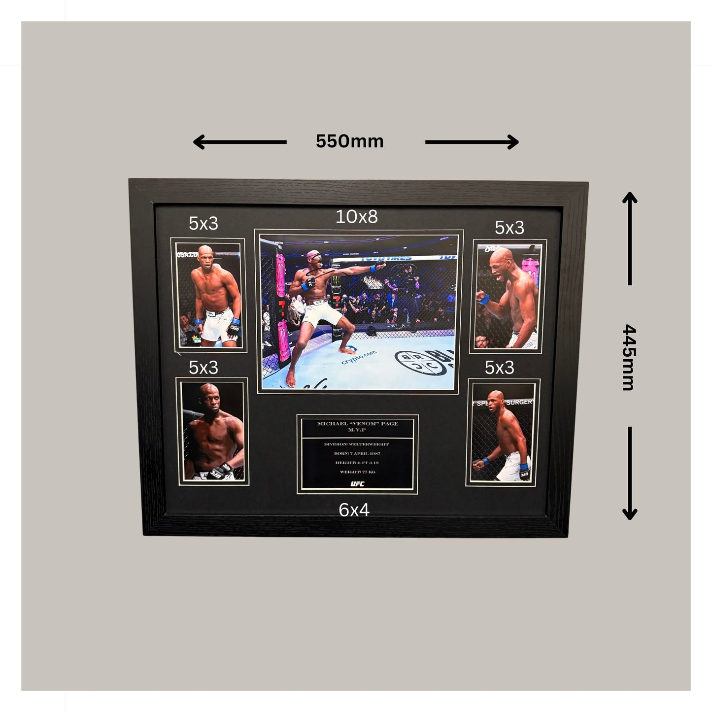 10X8 PHOTO MOUNTED DISPLAY