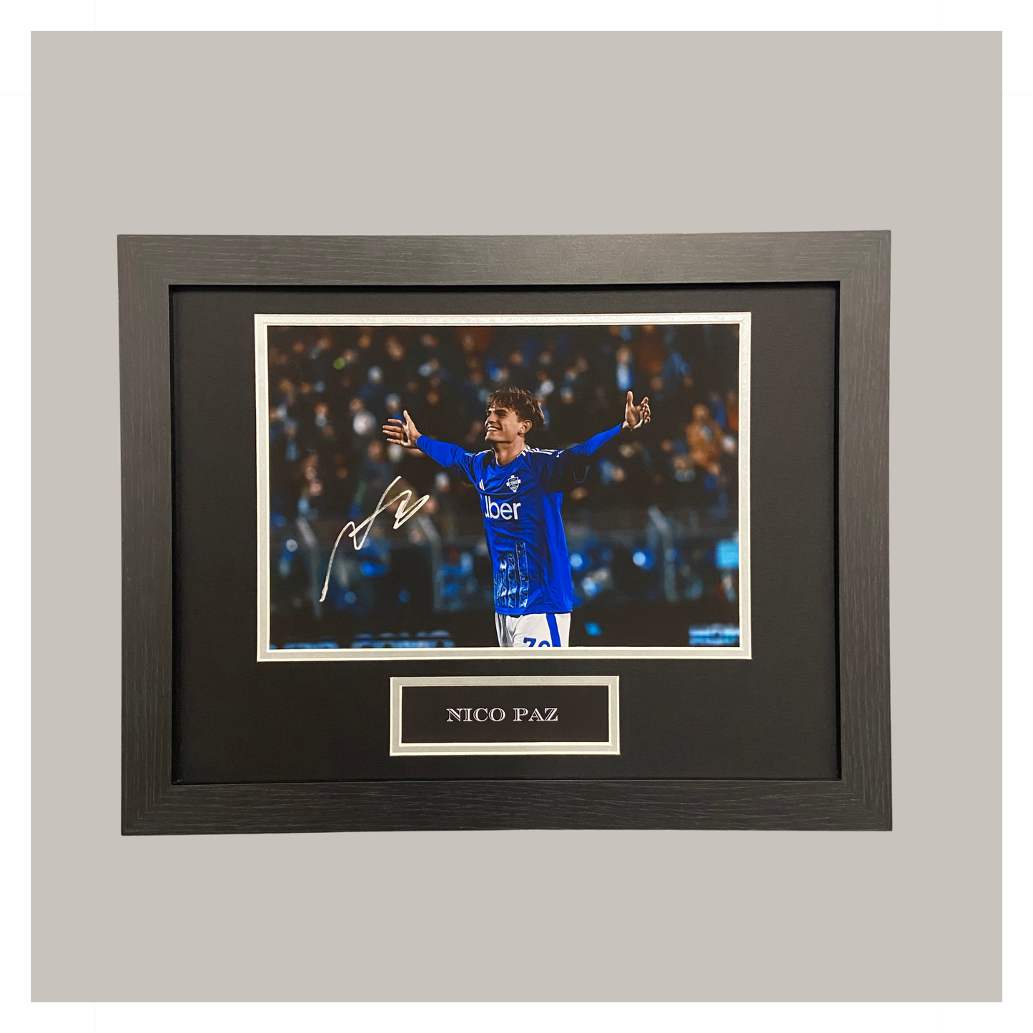 NICO PAZ HAND SINGED DISPLAY
