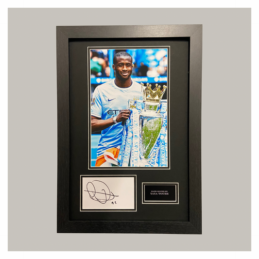 YAYA TOURE HAND SIGNED DISPLAY